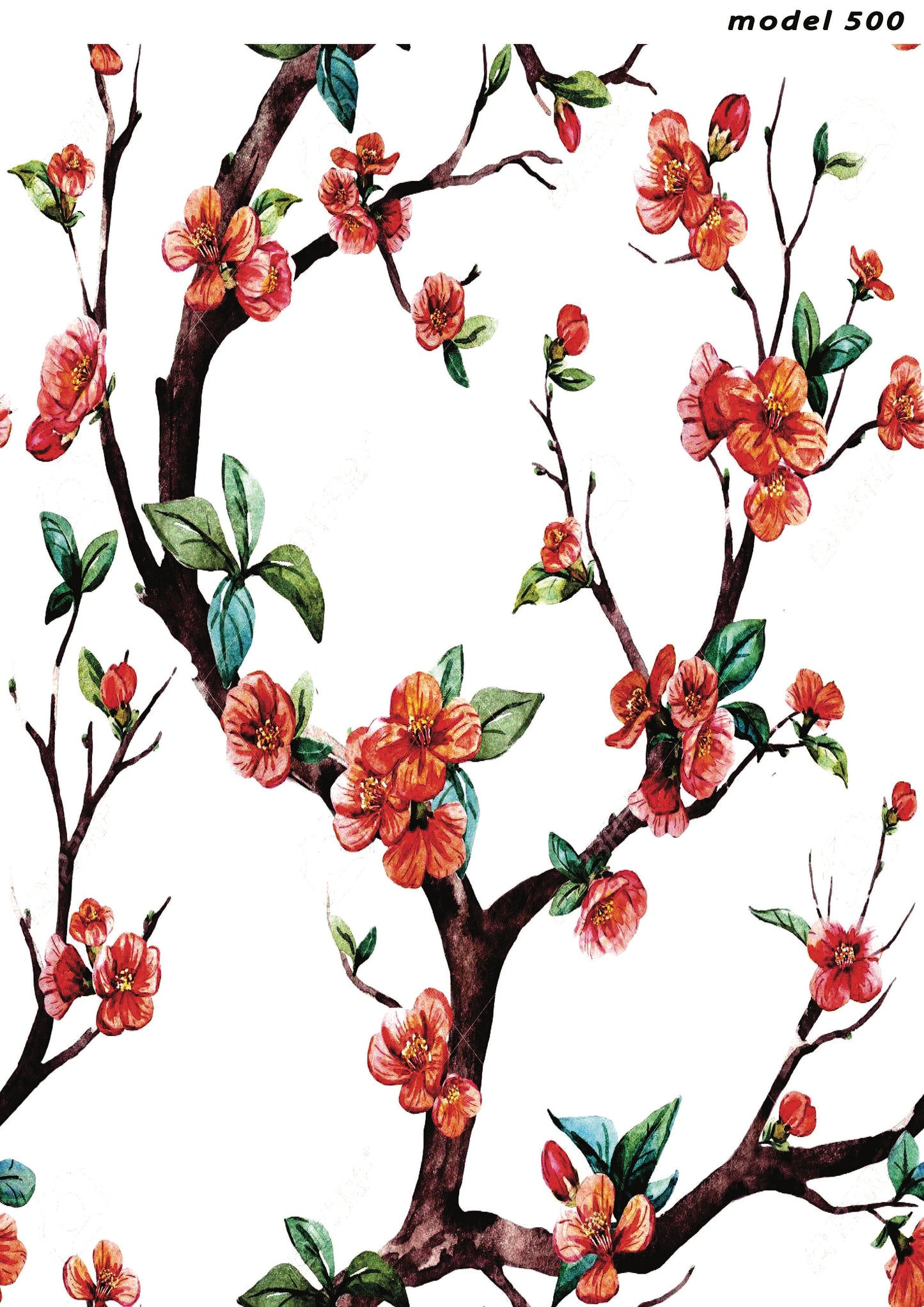Blossom Spring Flower - Decorative Decoupage Paper - Paper for Renovation - Large Size Decoupage for Furniture