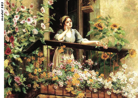 Dreamy Women - Decorative Decoupage Paper - Paper for Renovation - Big Size Options
