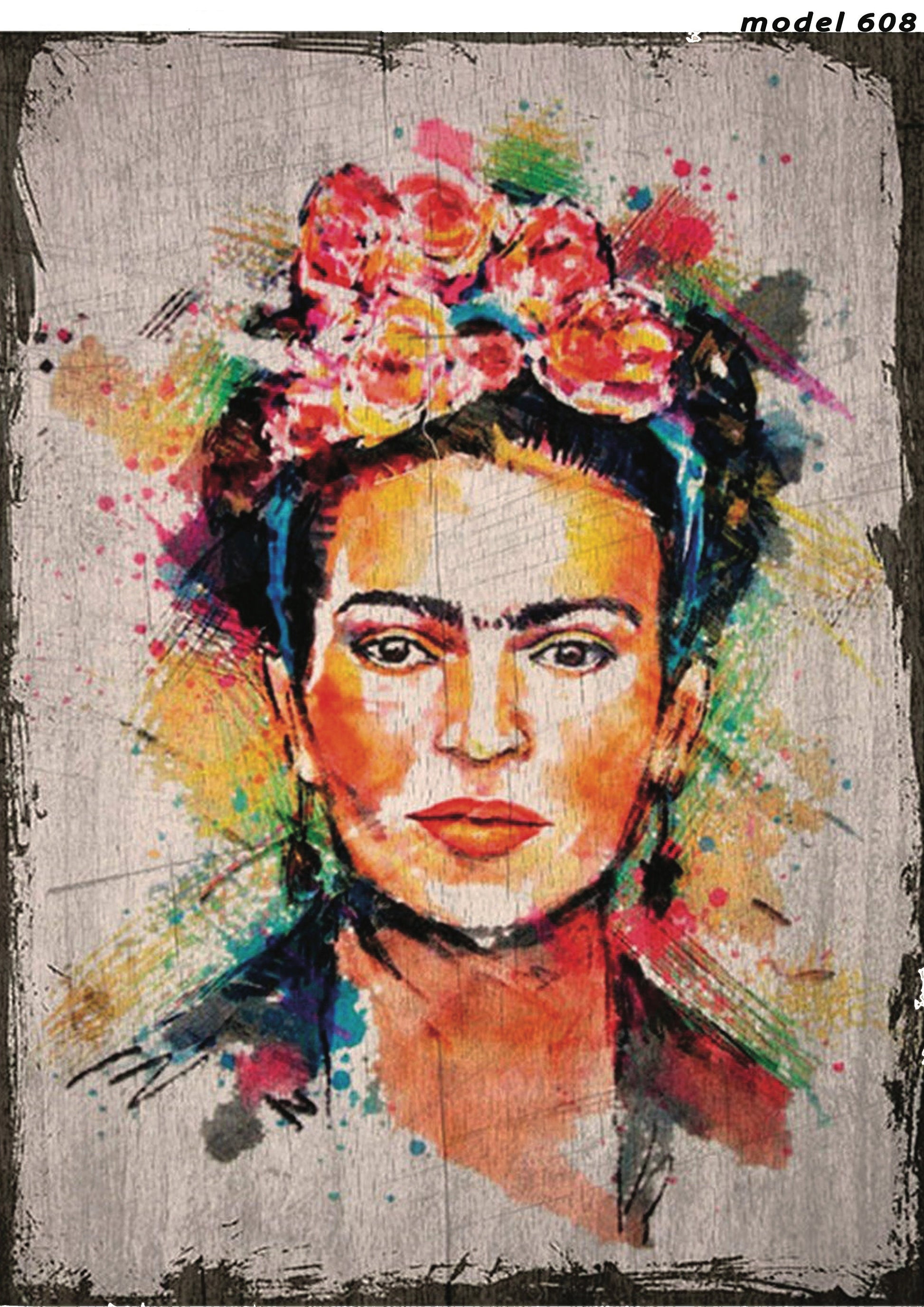 Frida Series - Decorative Decoupage Paper - Rice Paper for Decoupage - Mulberry Tissue - Big Size Options