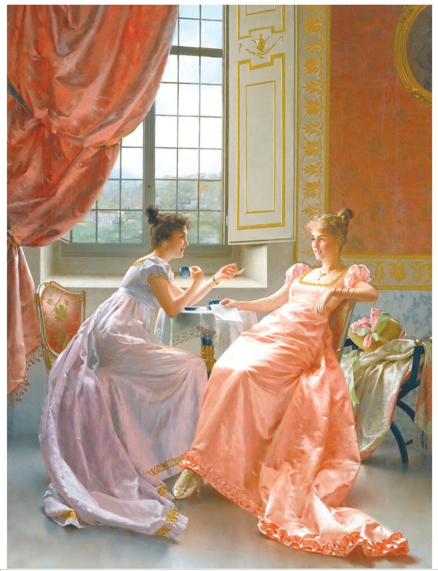 Victorian Age Woman - Decoupage Paper for Furniture - Rice Paper for Decoupage