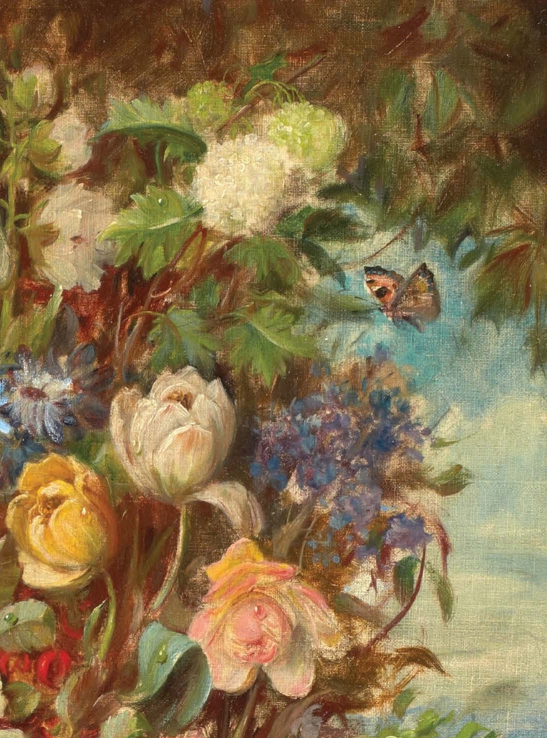 Large Size Decoupage Paper for Furniture - Flowers - Oil Paint - Rice Paper for Decoupage