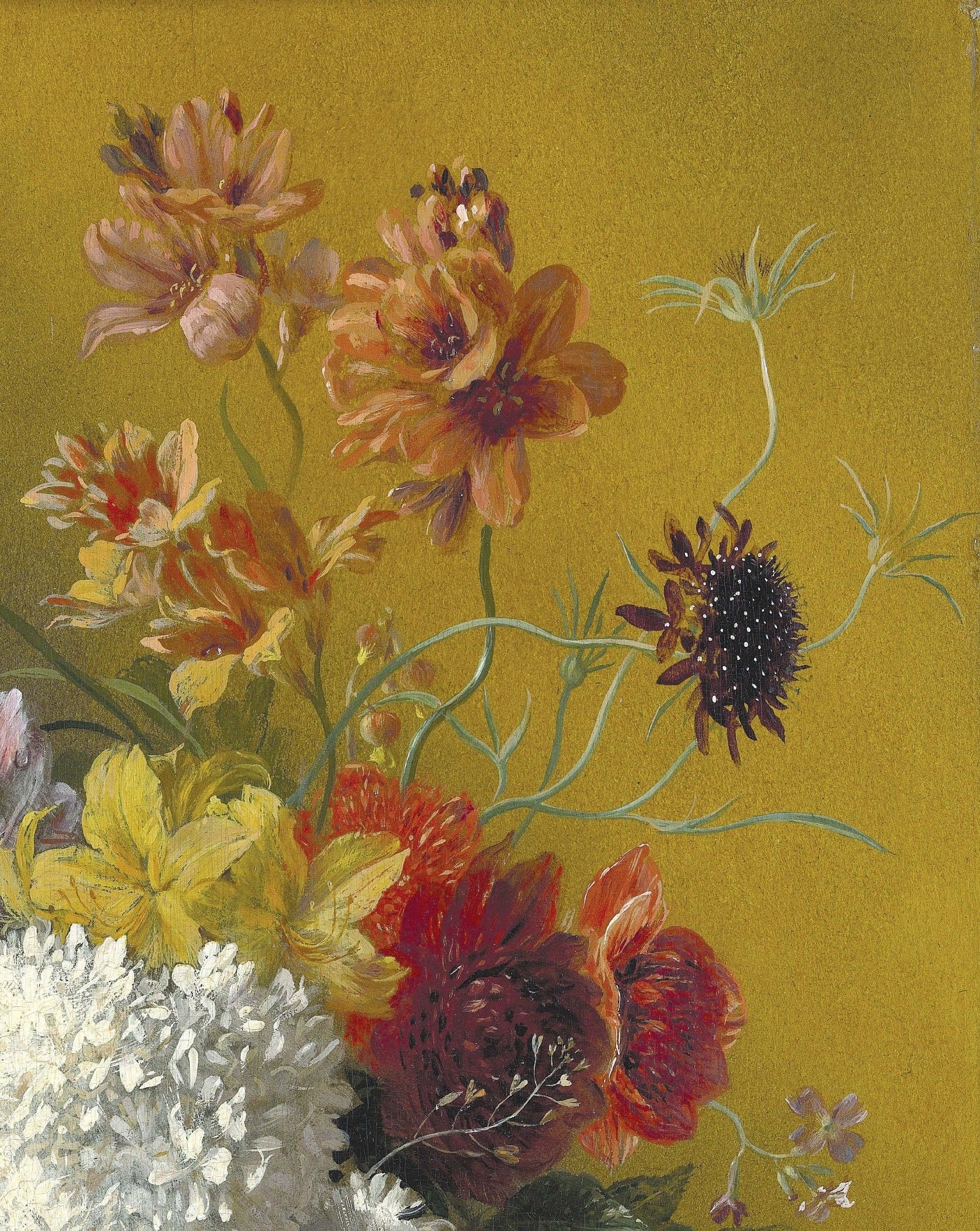 Floral Decoupage Paper for Furniture - Rice Paper for Decoupage - Large Size