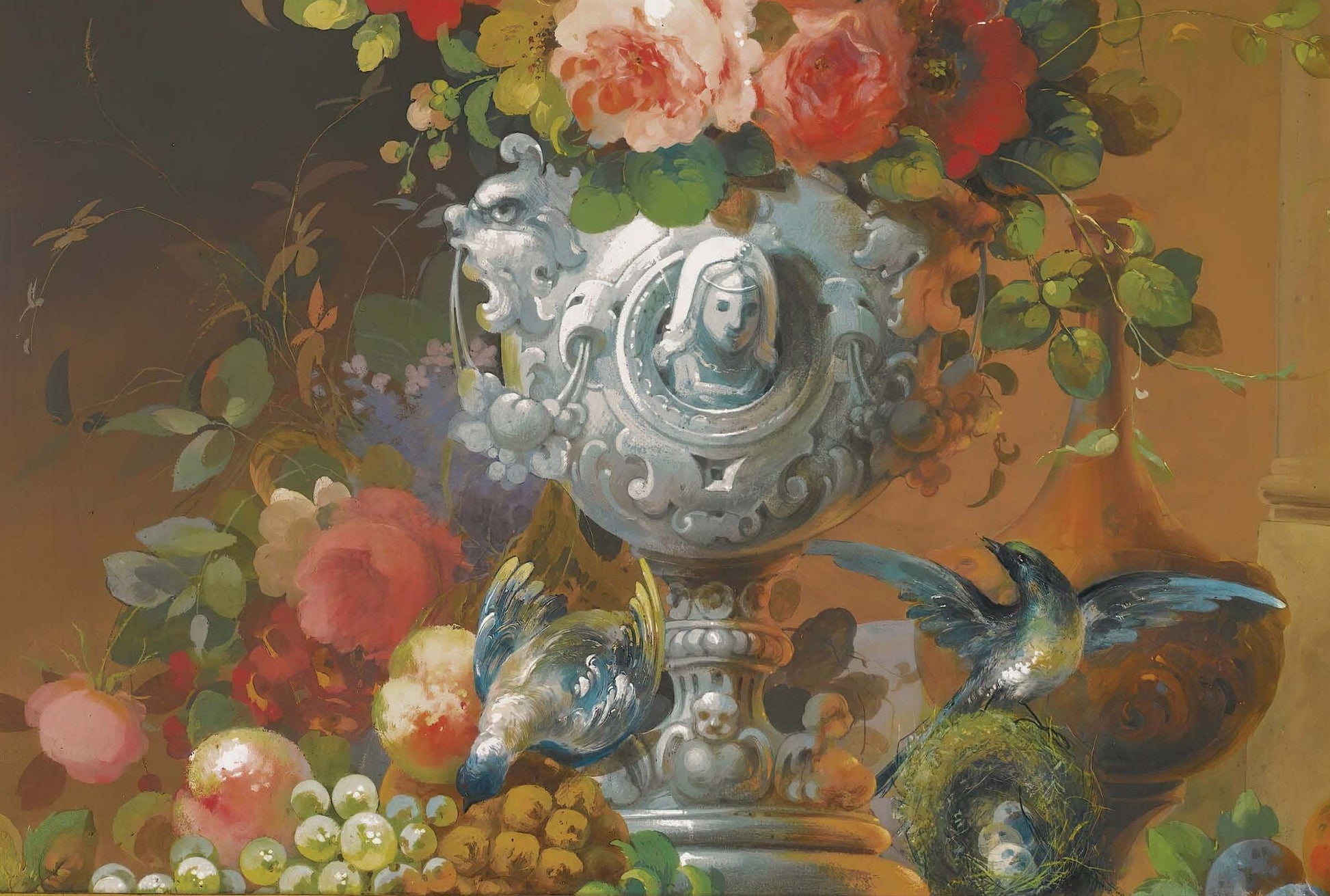 Floral Decoupage Paper for Furniture - Rice Paper for Decoupage - Large Size