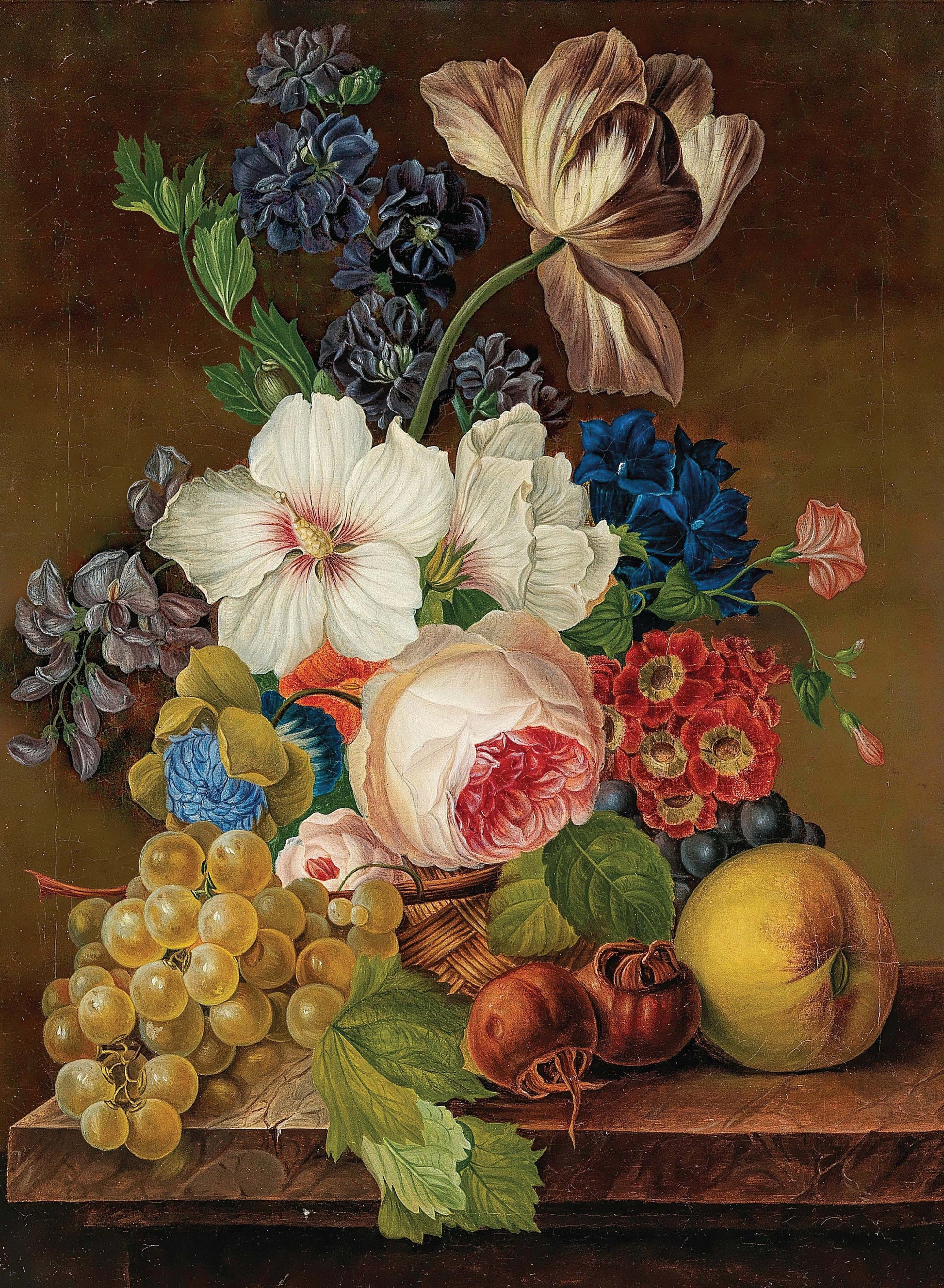 Floral & Fruits Decoupage Paper for Furniture - Rice Paper for Decoupage - Large Decoupage