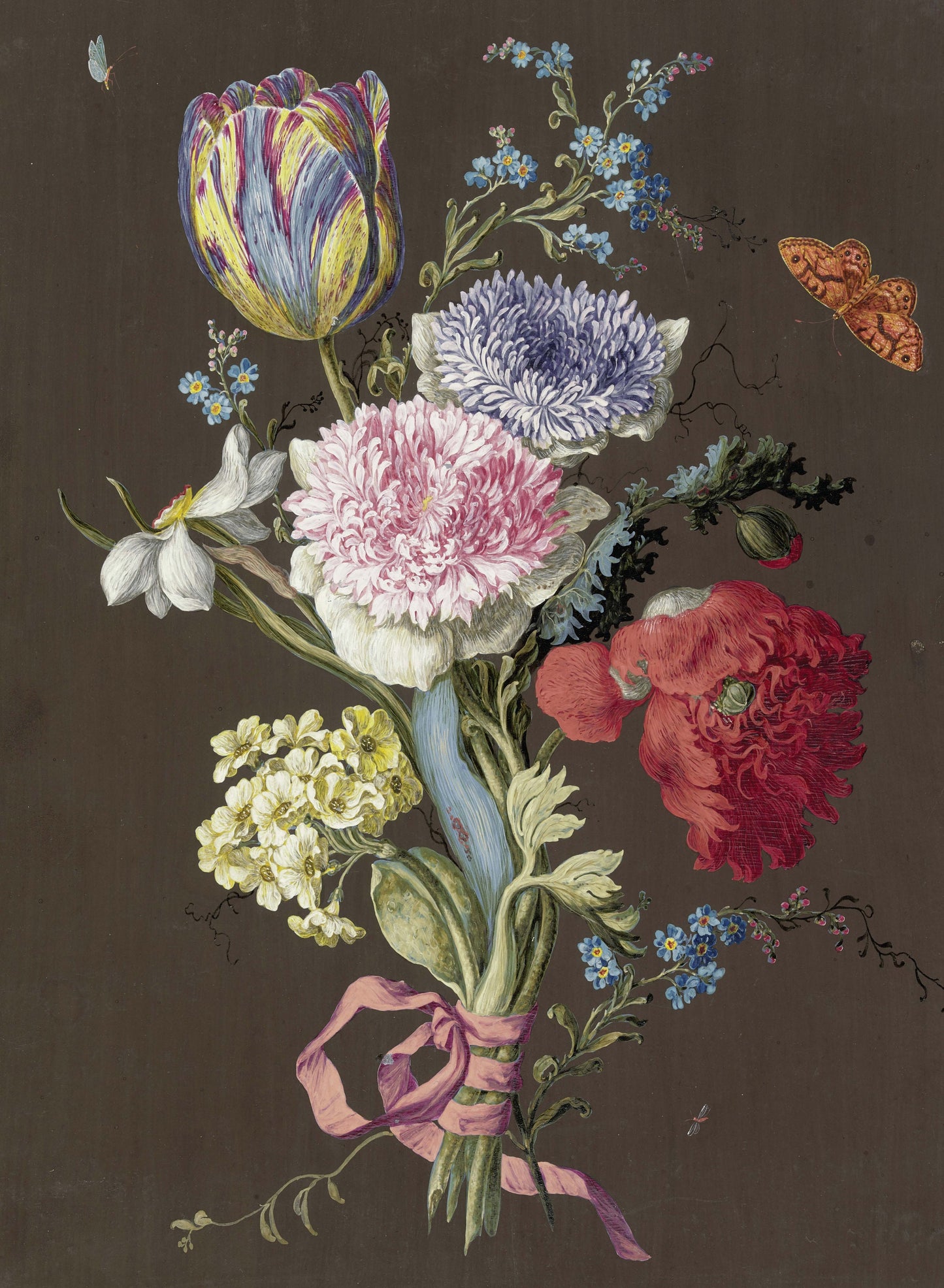 Floral & Butterfly Decoupage Paper for Furniture - Rice Paper for Decoupage - Camation