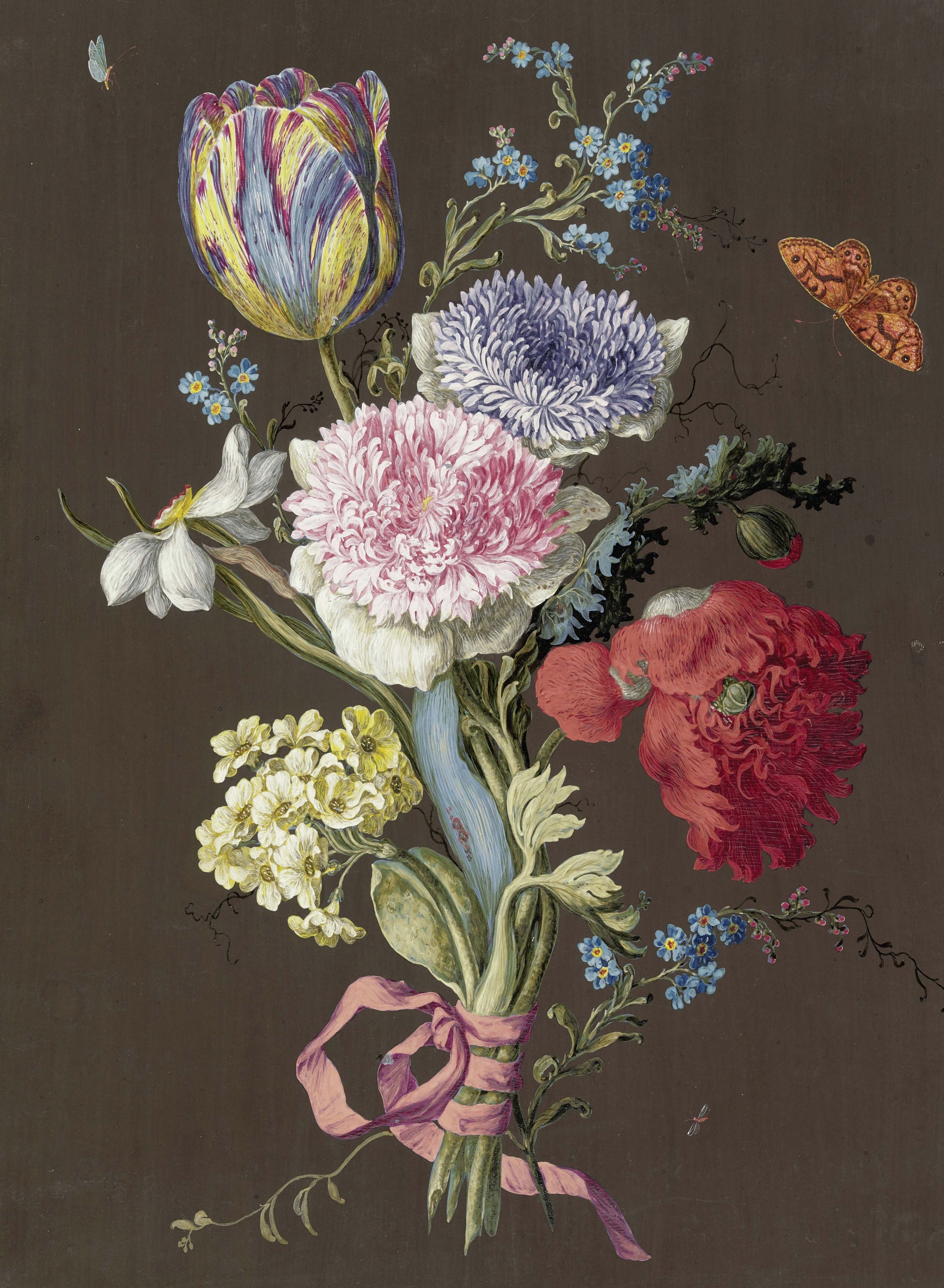 Floral & Butterfly Decoupage Paper for Furniture - Rice Paper for Decoupage - Camation