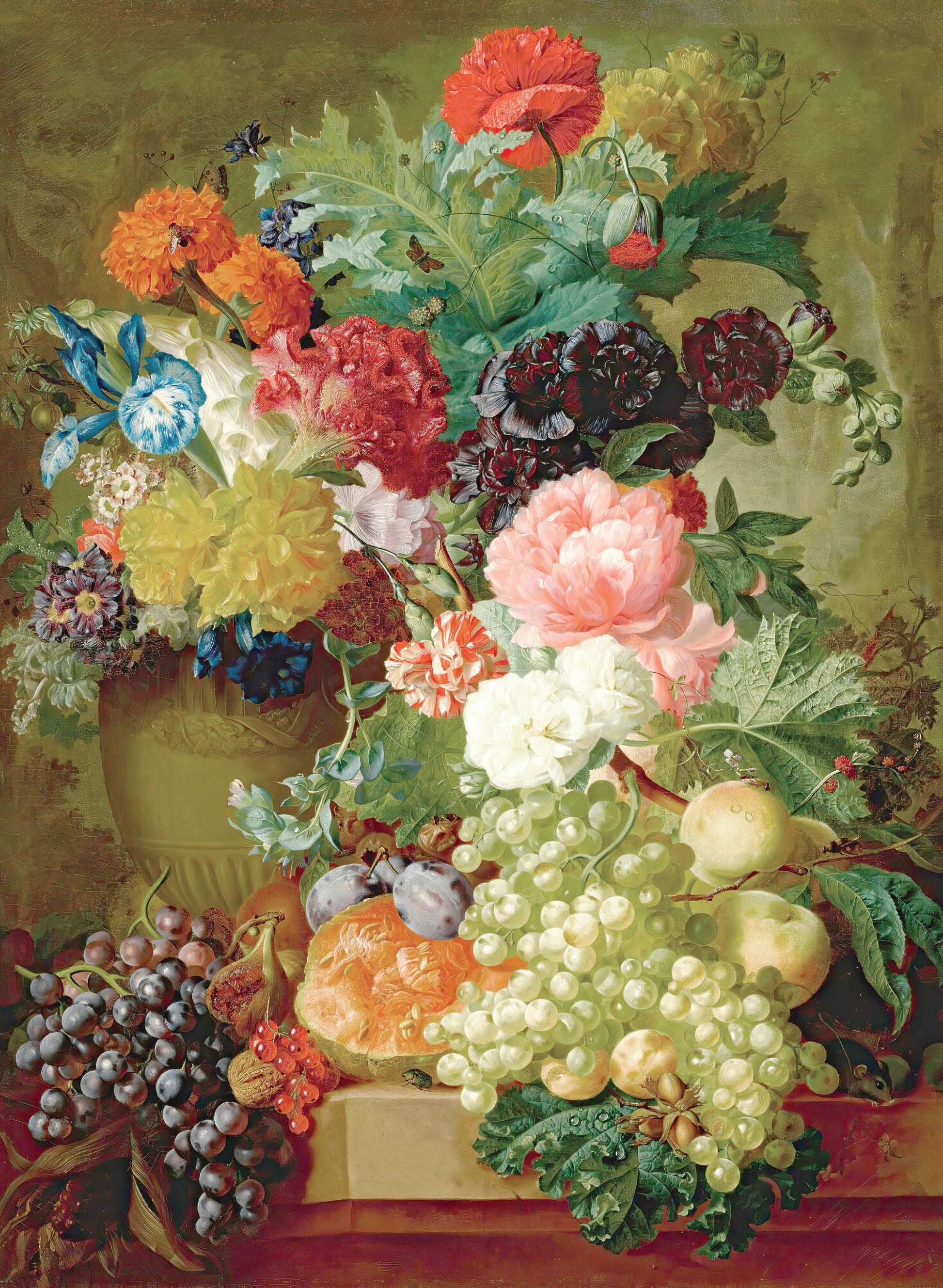 Floral & Fruits Decoupage Paper for Furniture - Rice Paper for Decoupage - Large Decoupage