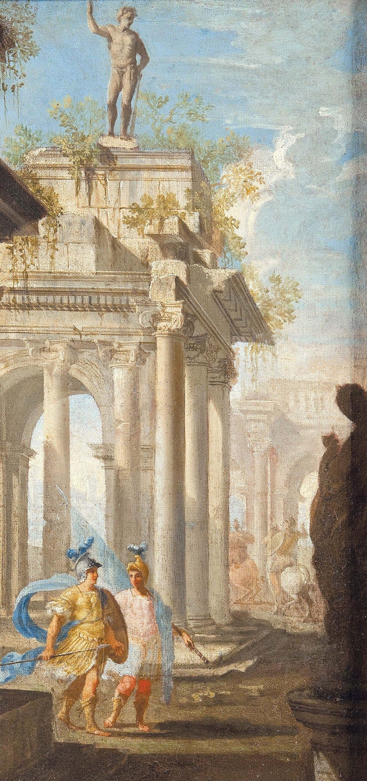 Ancient Structures - Paper for Decoupage - Large Size Vintage - Decoupage Art