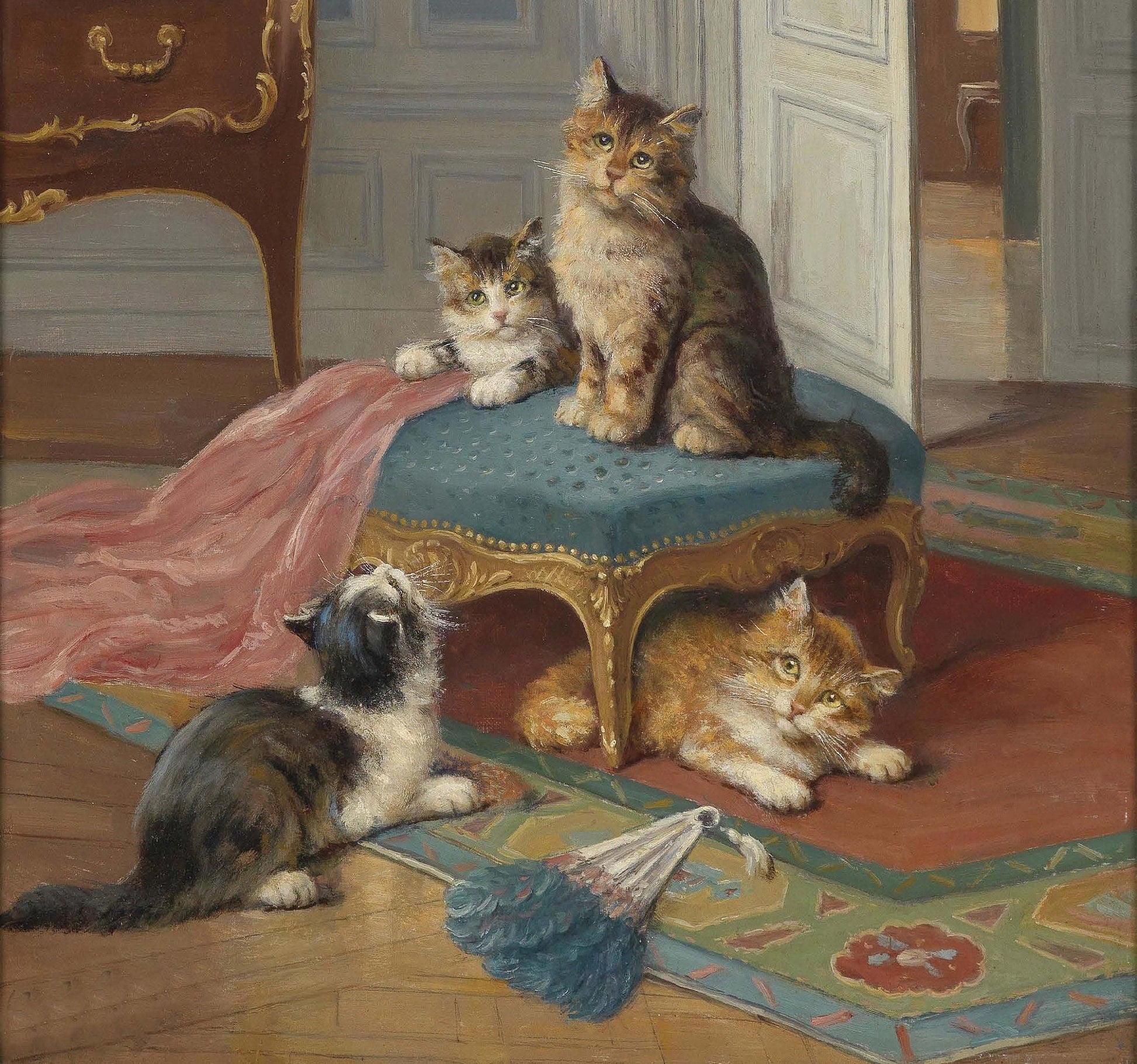 Kitten and Cat - Decoupage Paper for Furniture - Rice Paper - High Quality Decoupage [Pet Series]