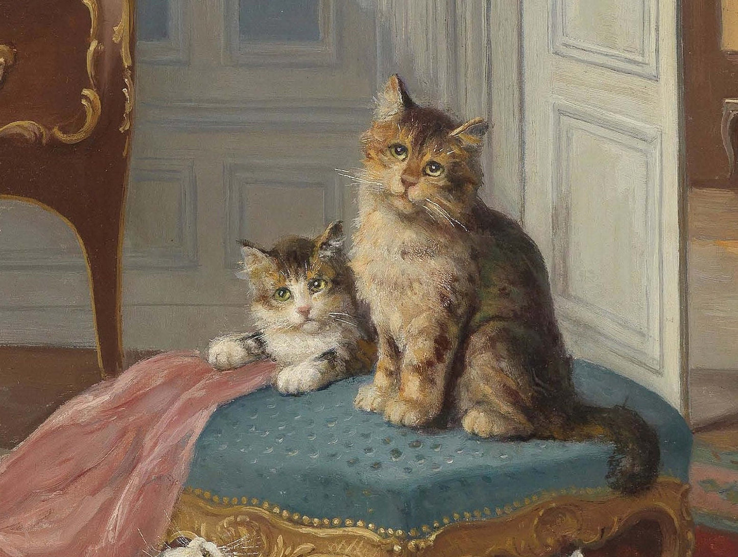 Kitten and Cat - Decoupage Paper for Furniture - Rice Paper - High Quality Decoupage [Pet Series]