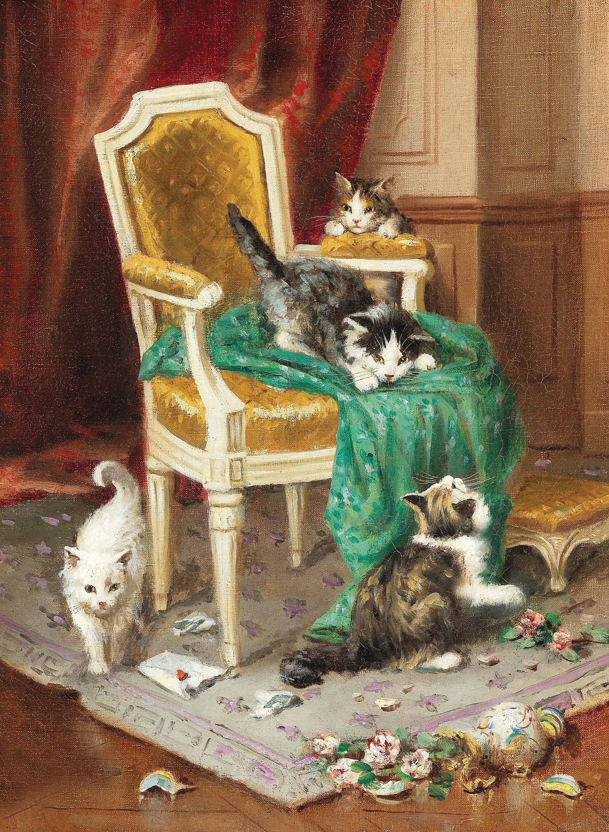 Kittens Decoupage Paper for Furniture - High Quality Rice Paper
