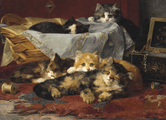 Kittens Decoupage Paper for Furniture - High Quality Rice Paper