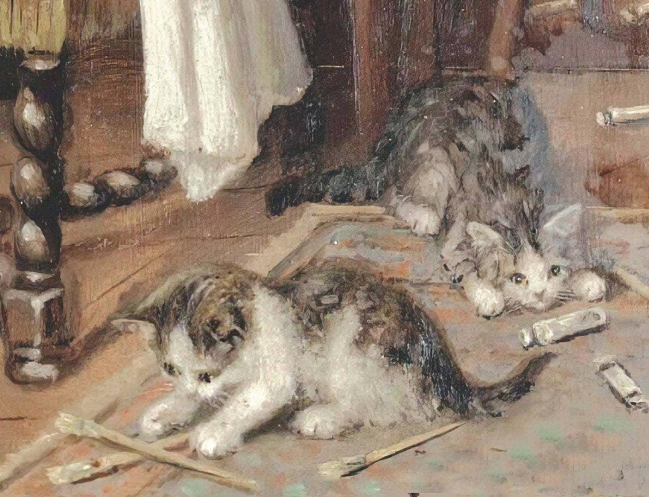 Kittens - Decoupage Paper for Furniture - Rice Paper - Large Decoupage [Pet Series]