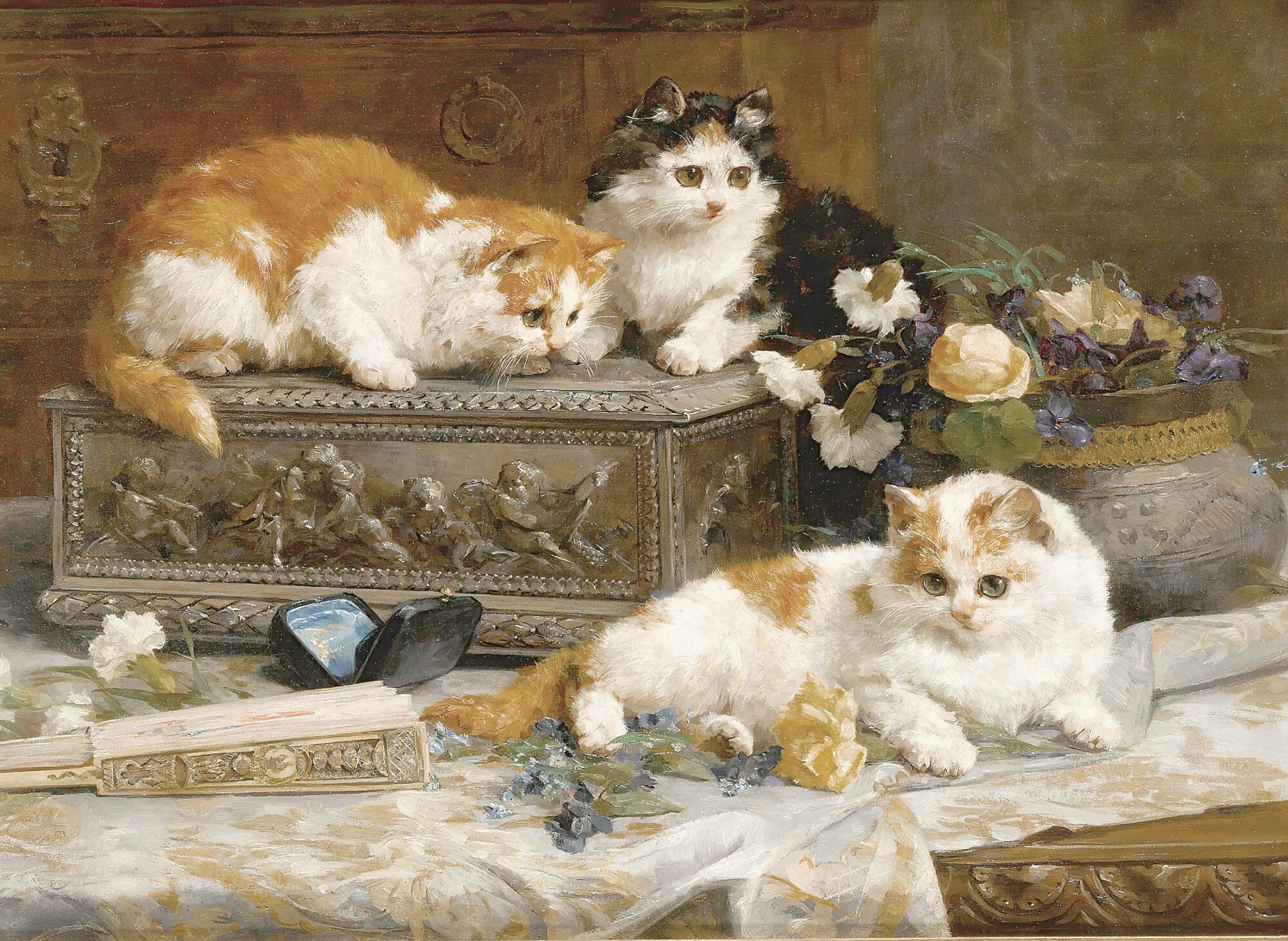 Kittens - Decoupage Paper for Furniture - Rice Paper - Large Decoupage [Pet Series]