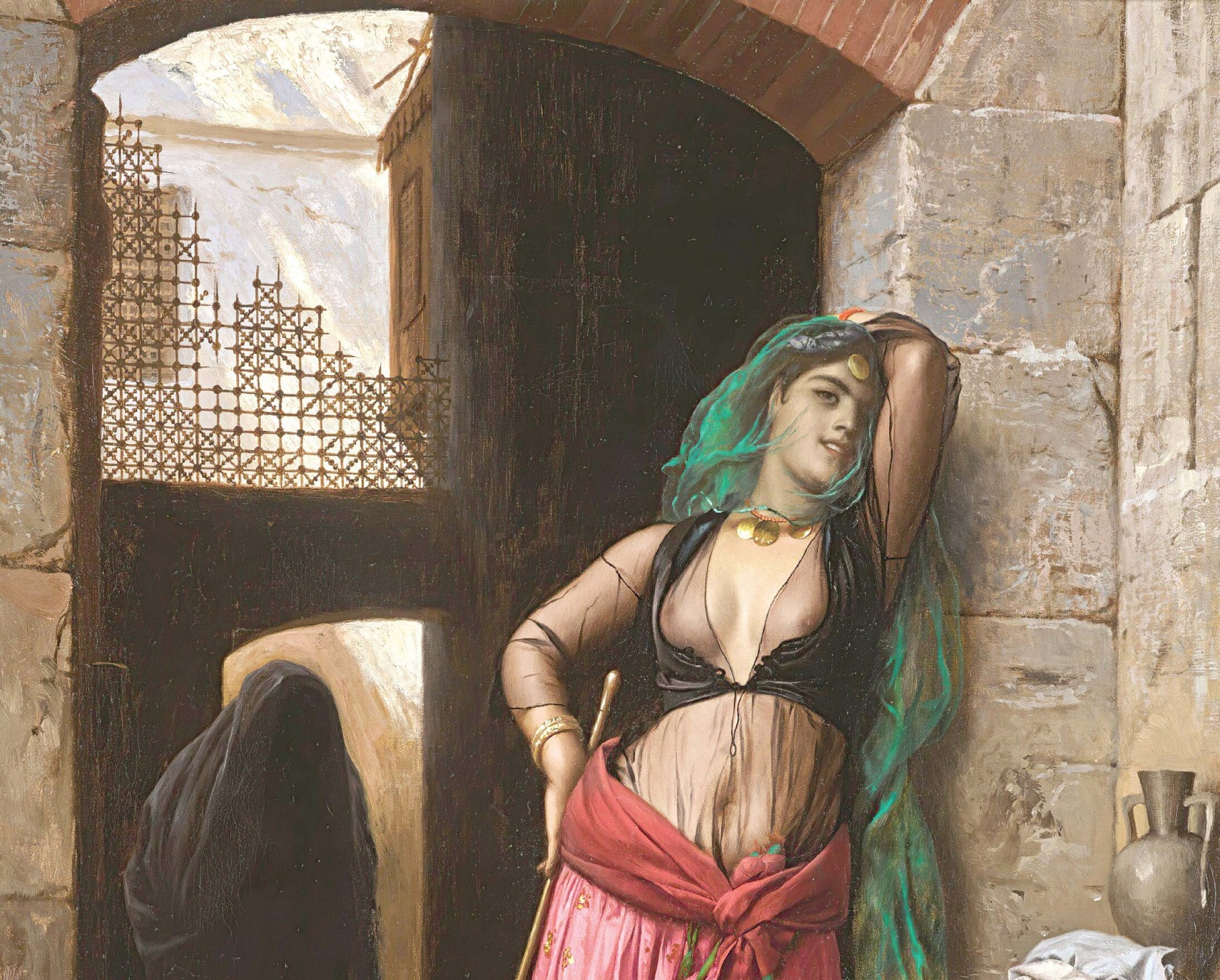 Beautiful Woman from East - Decoupage Paper for Furniture - Tissue Paper - Vintage Decoupage [Oriental Series]