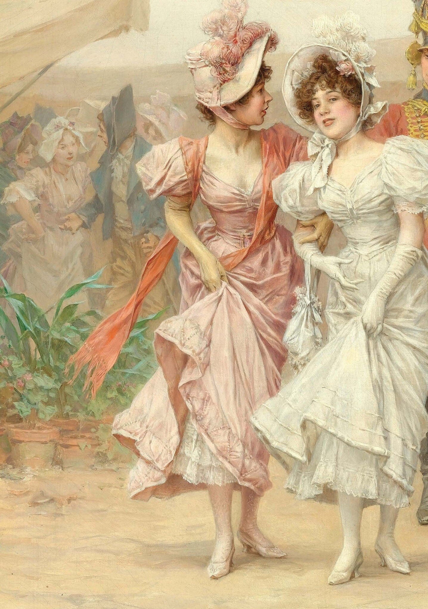 Victorian Era 1800s - Decoupage Paper for Furniture - Vintage Decoupage - Rice Paper for Craft [European Life Series]