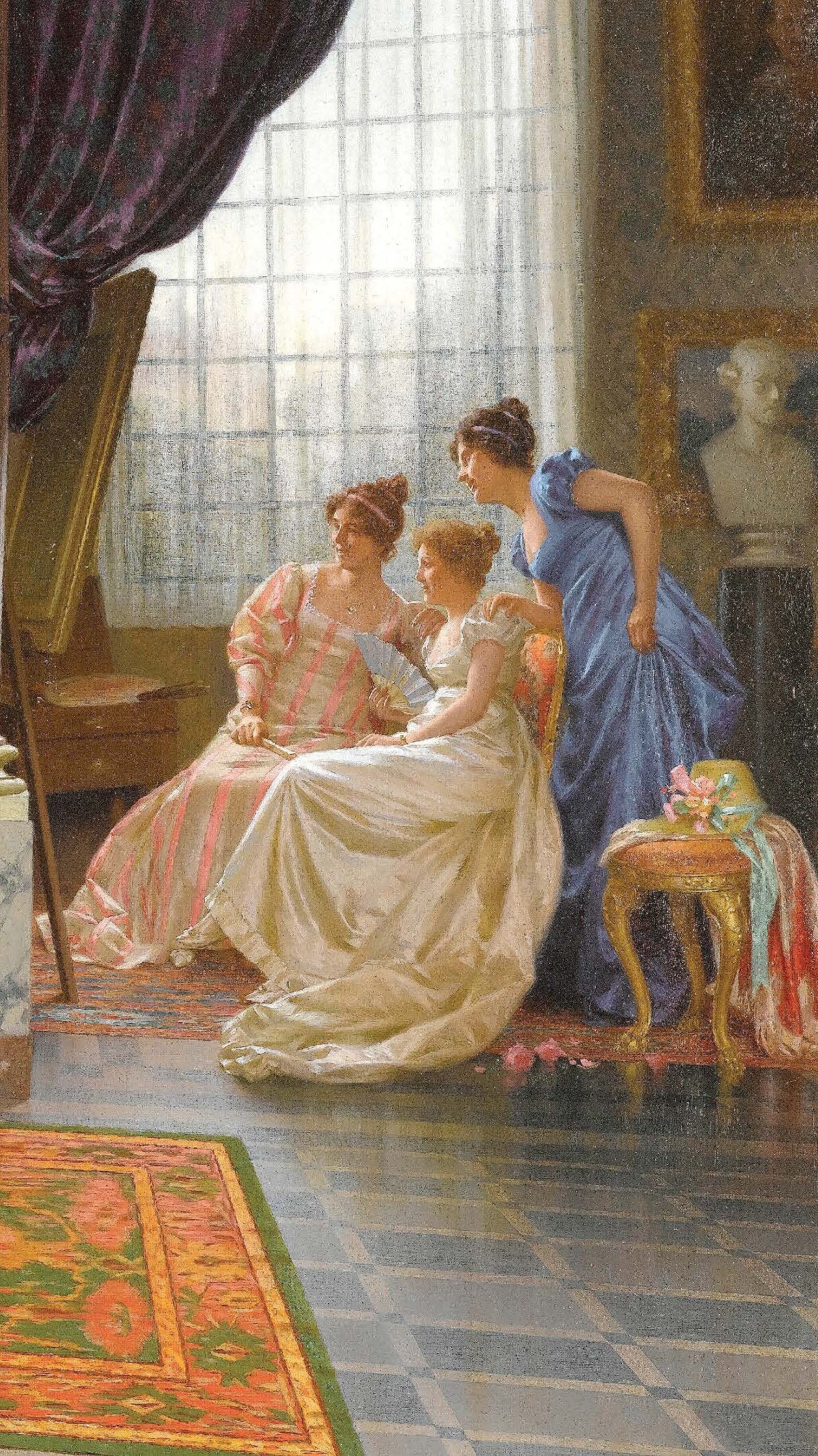 Lovers 1800s - Decoupage Paper for Furniture - Vintage Decoupage - Rice Paper for Craft [European Life Series]