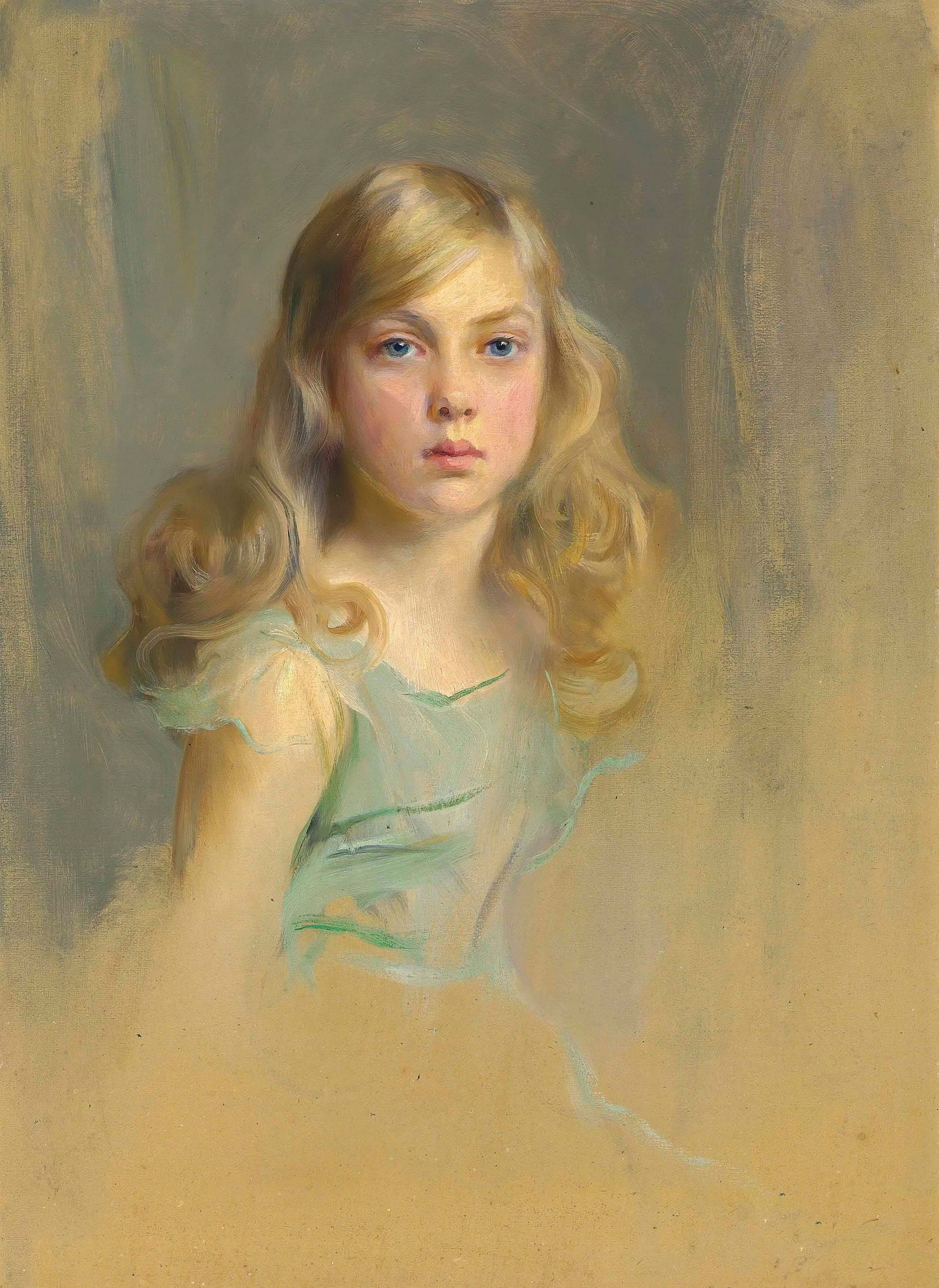 Blondie Little Girl - Large Decoupage Paper for Furniture - Vintage Decoupage - Rice Paper