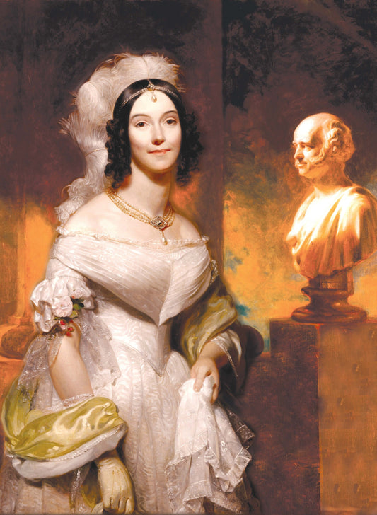 Angelica Singleton Van Buren - Portrait of a Woman - Large Decoupage Paper for Furniture - Vintage Decoupage - Rice Paper