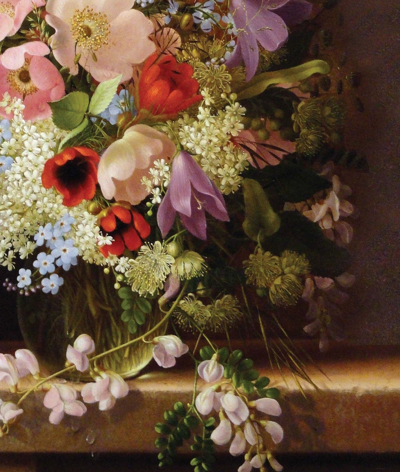 Flowers - Field Poppy - Large Decoupage Paper for Furniture - Rice Paper for Decoupage