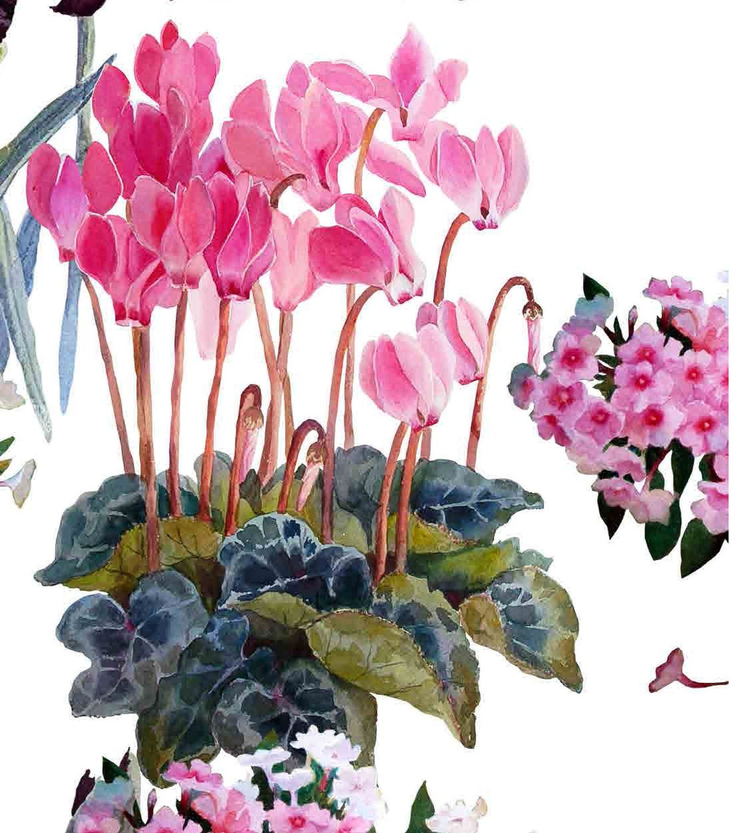 Red Antirrium - Flowers - Floral Decoupage - Large Decoupage Paper for Furniture - Rice Paper for Decoupage