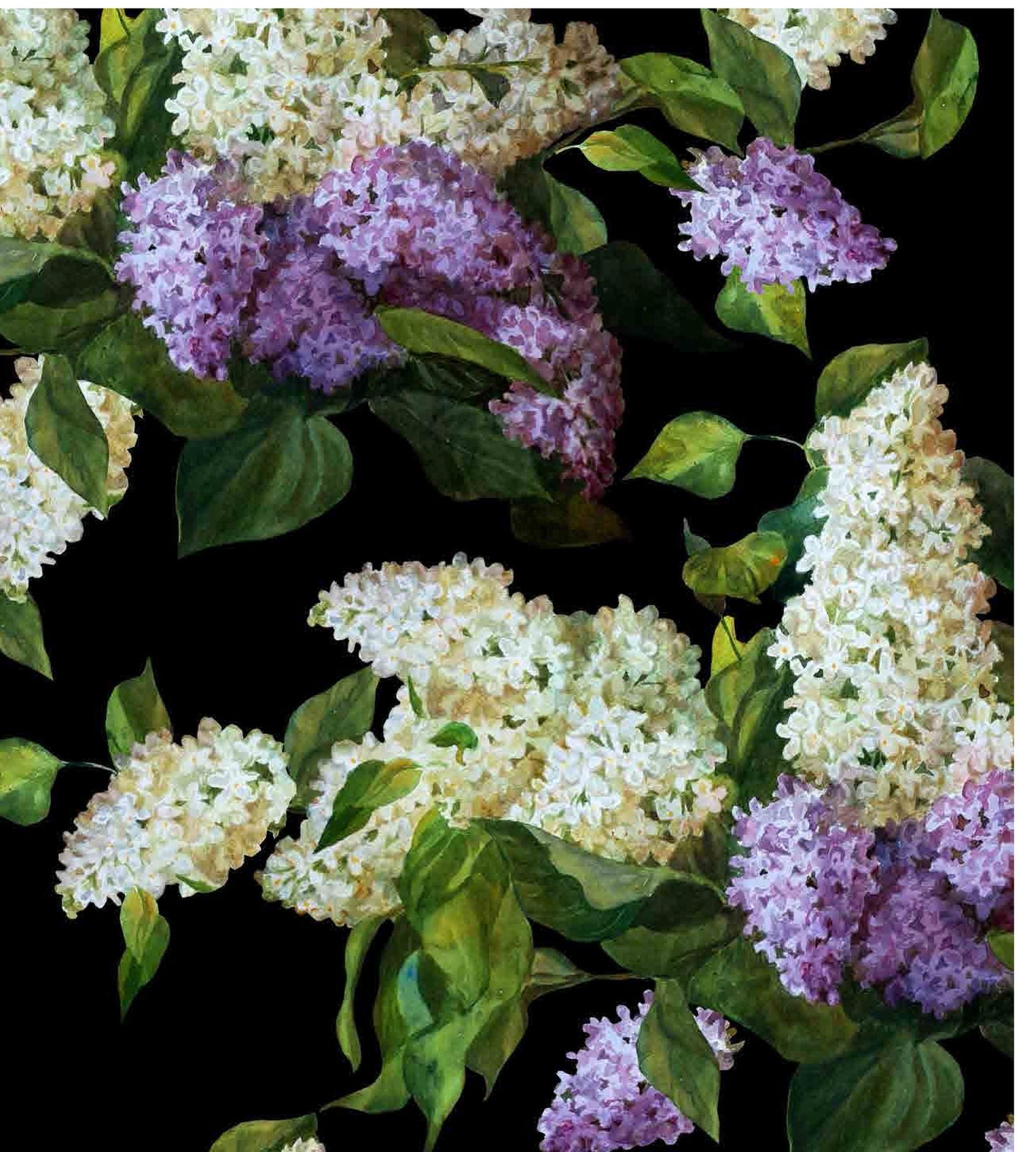 Lilac Floral Decoupage Paper – Furniture Art Rice Paper