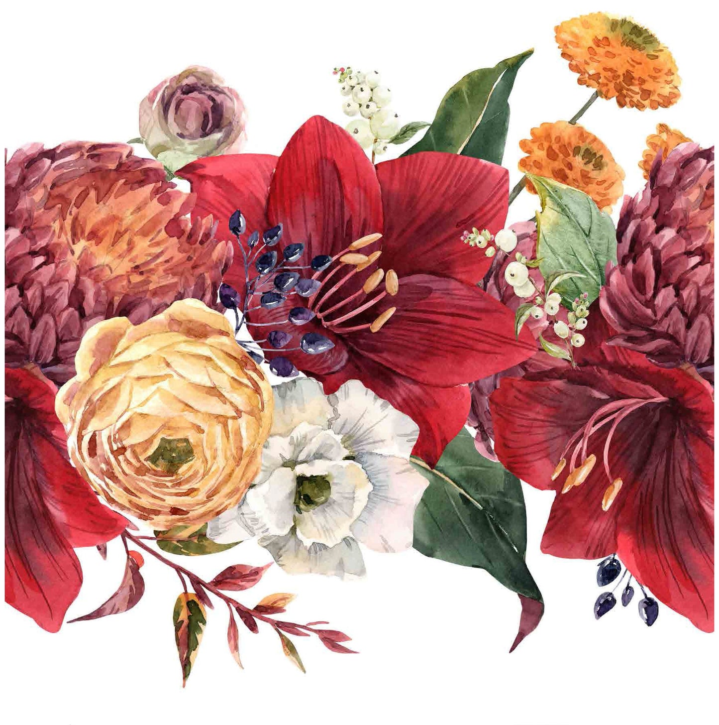 Lily - Roses - Flowers - Floral Decoupage - Large Decoupage Paper for Furniture - Rice Paper