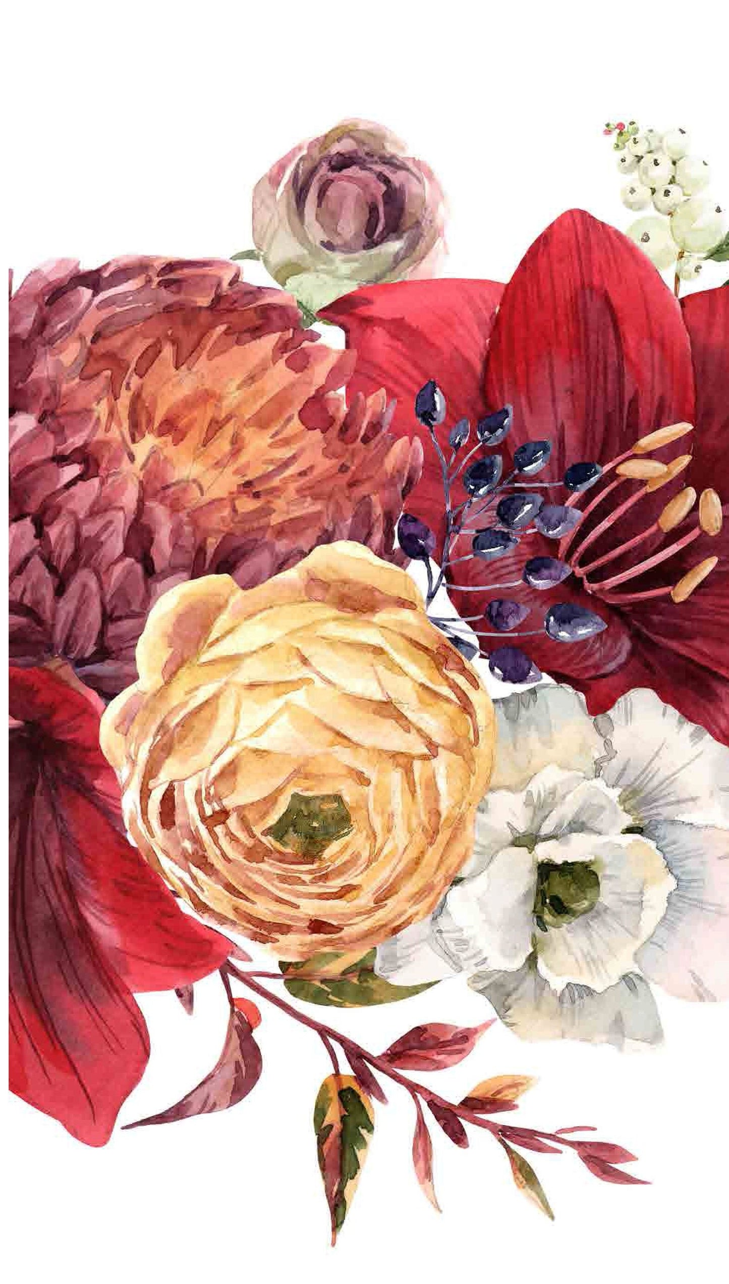 Lily - Roses - Flowers - Floral Decoupage - Large Decoupage Paper for Furniture - Rice Paper