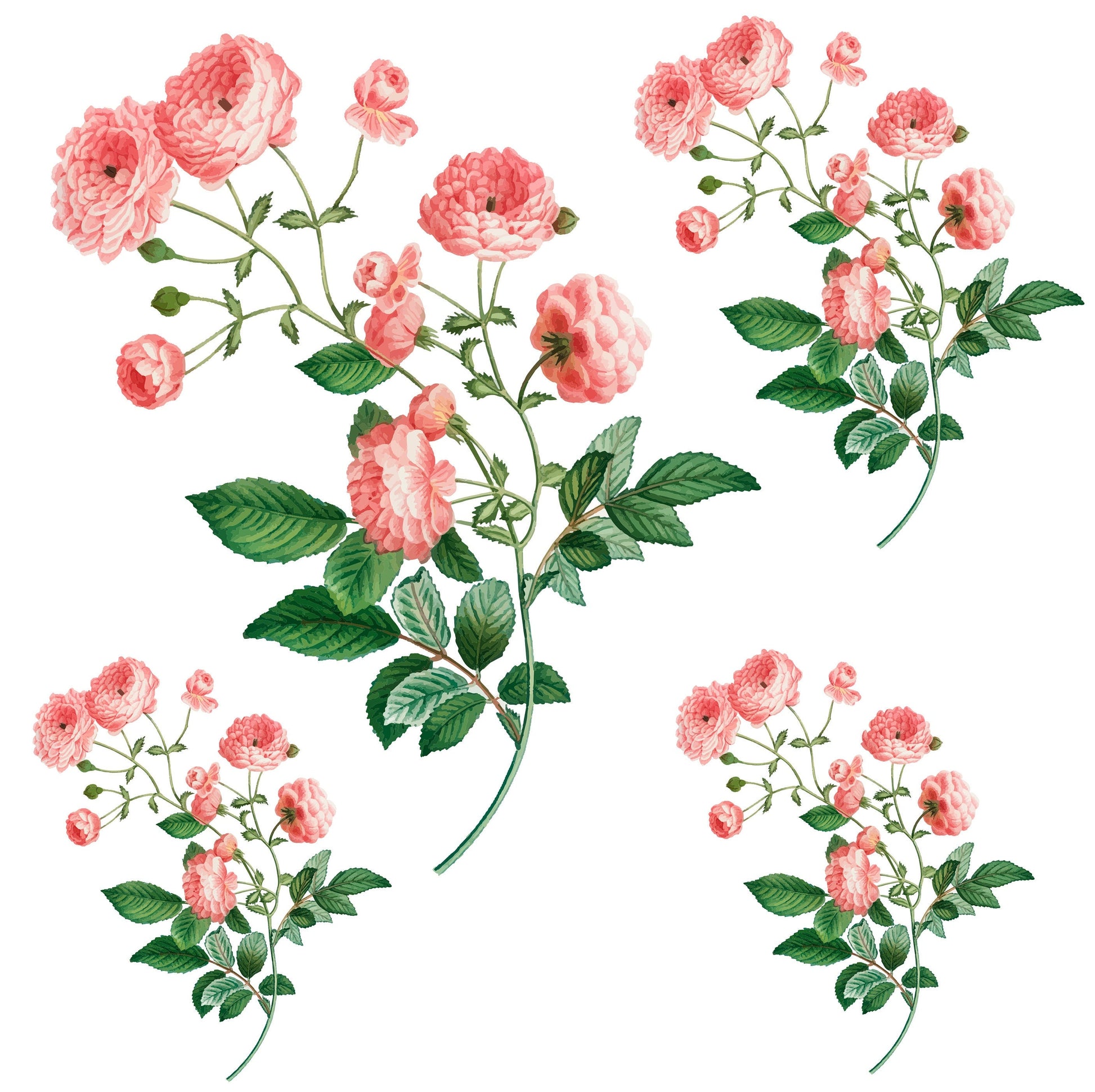 Roses - Flowers - Spring Themed - Large Decoupage Paper for Furniture - Floral Craft Paper - Wrapping Paper - Tissue Paper - Packing Paper