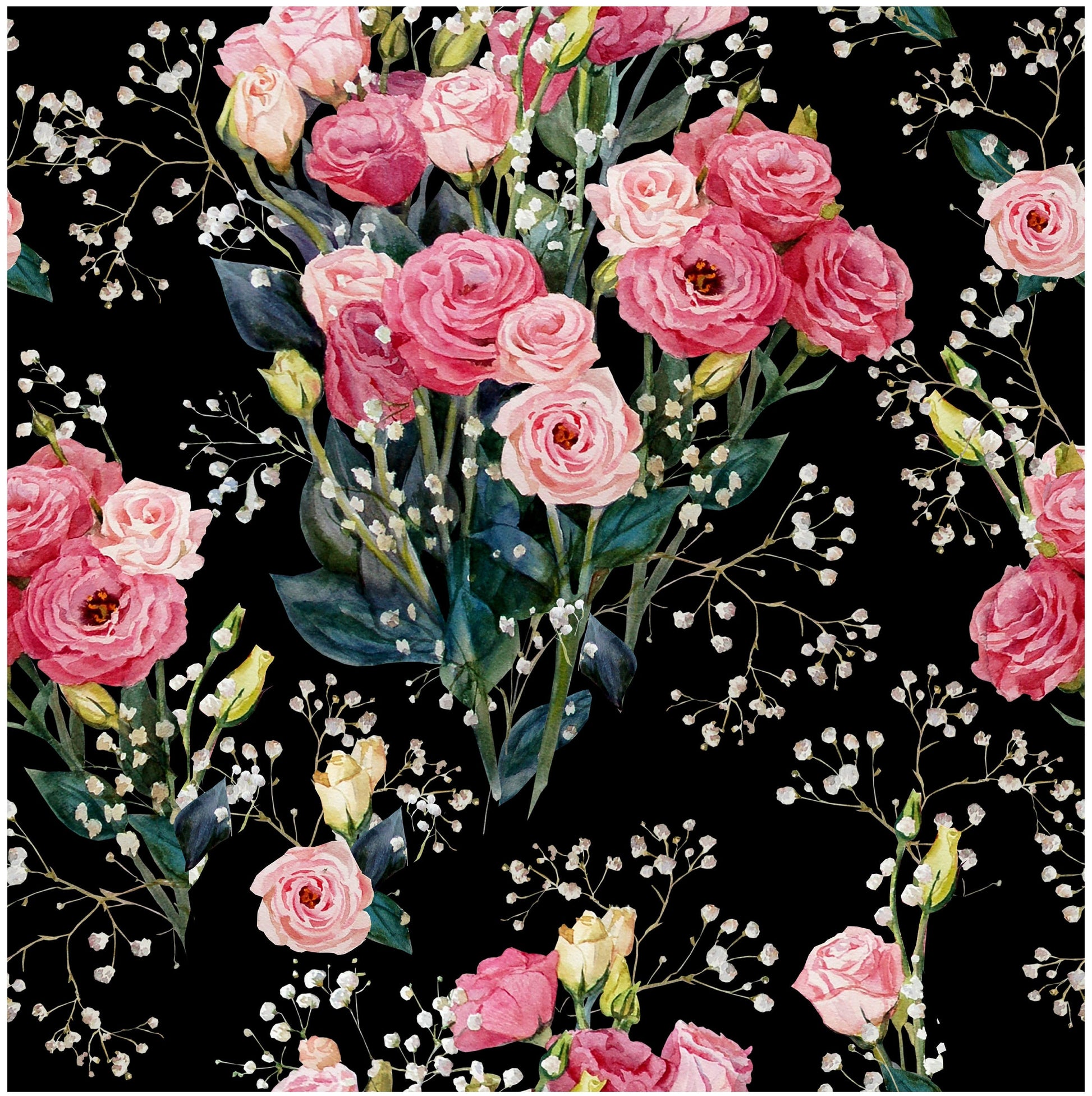 Roses - Flowers - Spring Themed - Decoupage Paper for Furniture - Floral Craft Paper - Wrapping Paper - Tissue Paper - Packing Paper