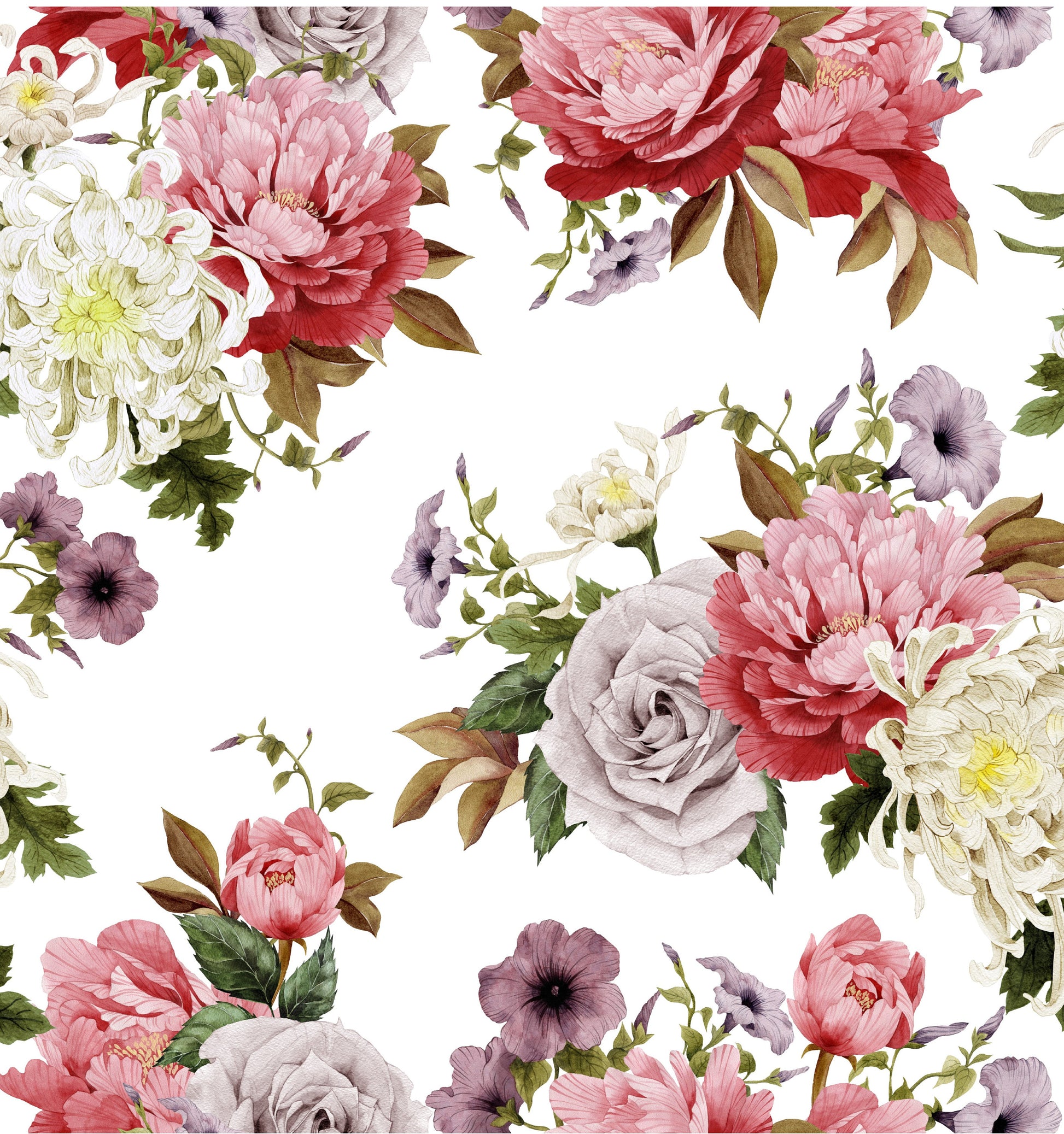 floral wrapping paper