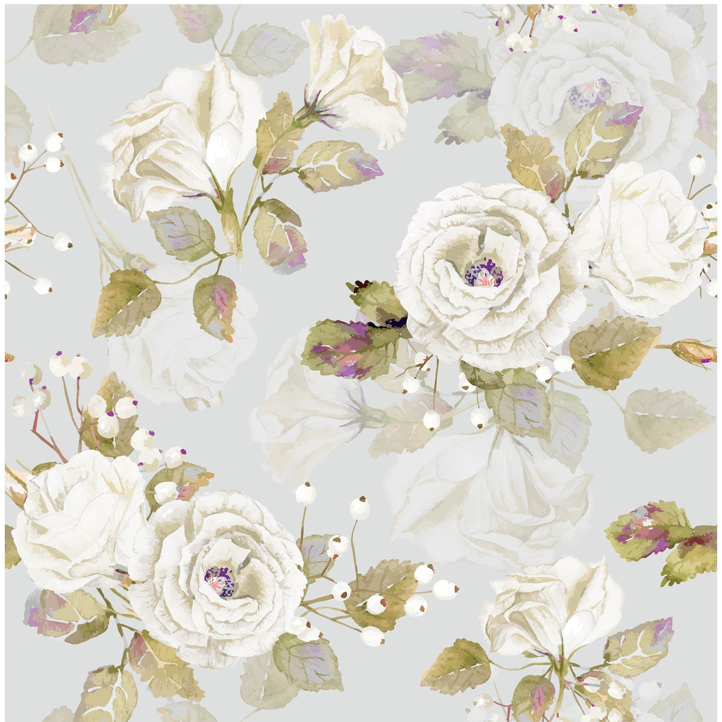 white roses box wrapping