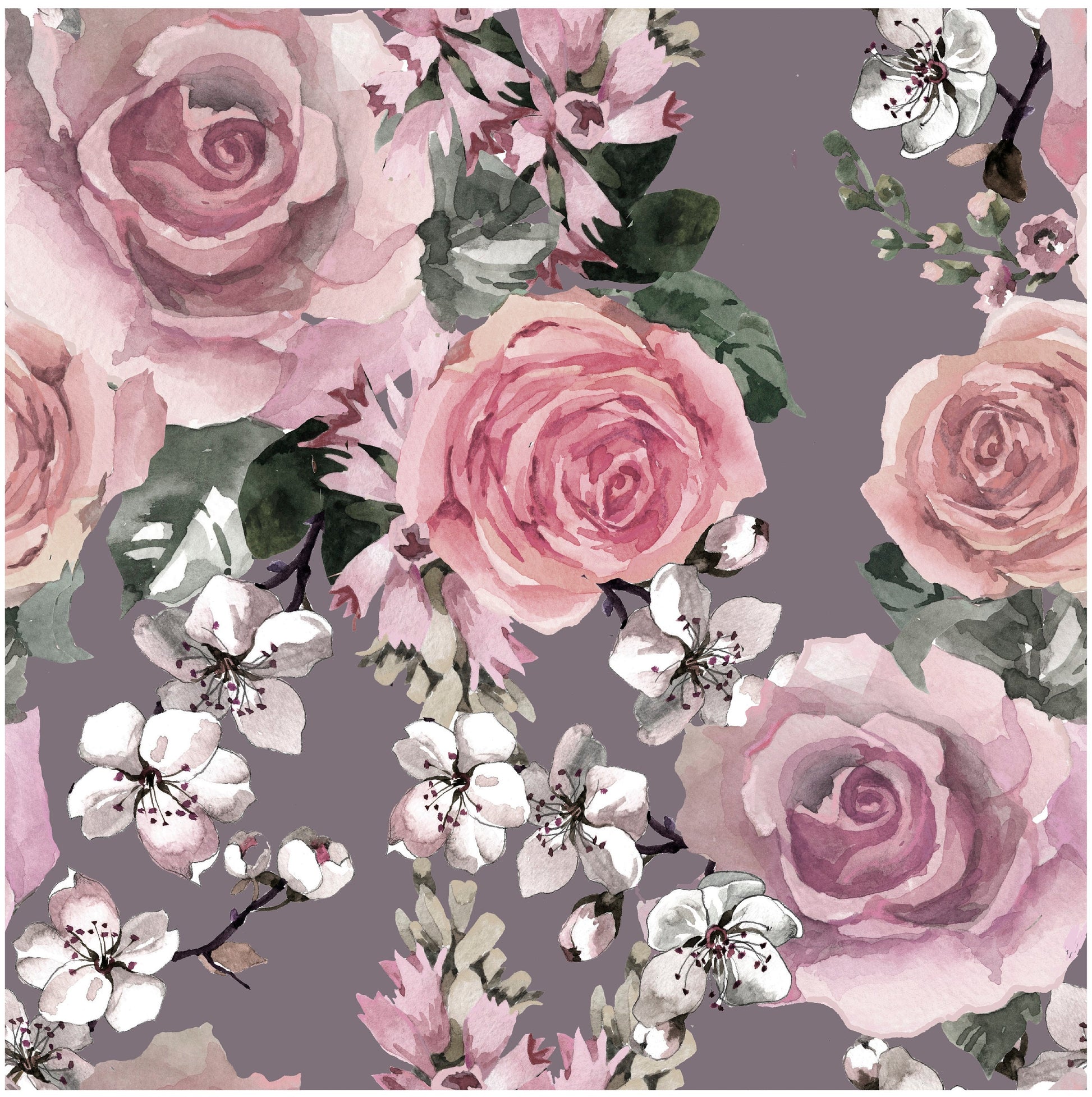 pink roses rice paper decoupage