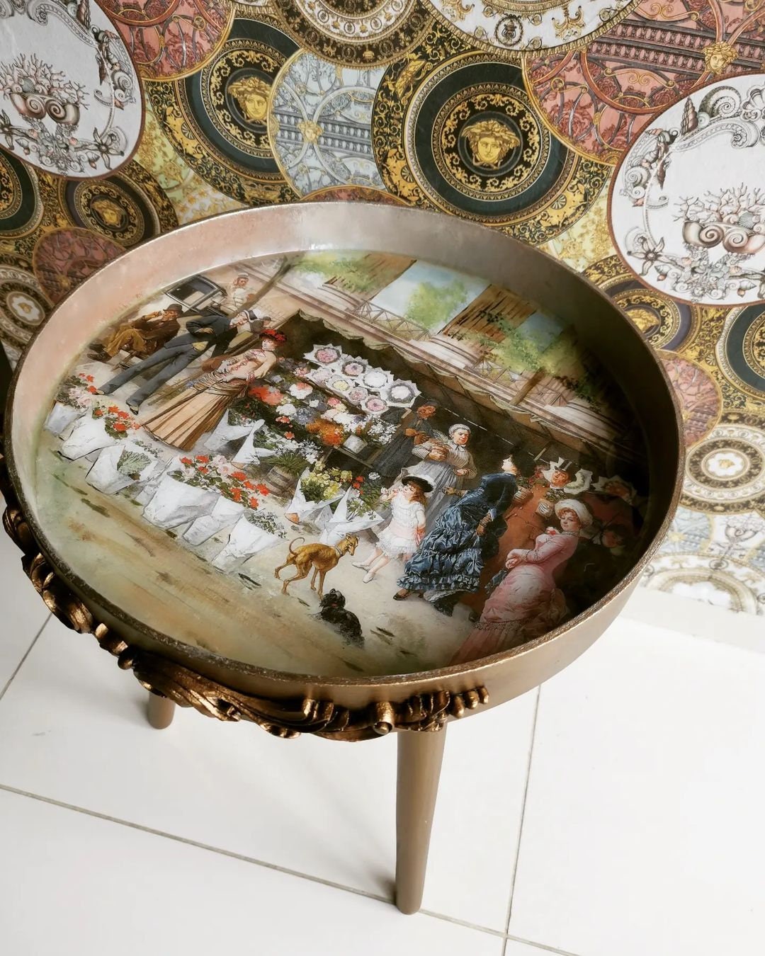 England Streets - Old Times - Decoupage Paper for Furniture - Vintage Decoupage - Rice Paper for Craft [European Life Series]