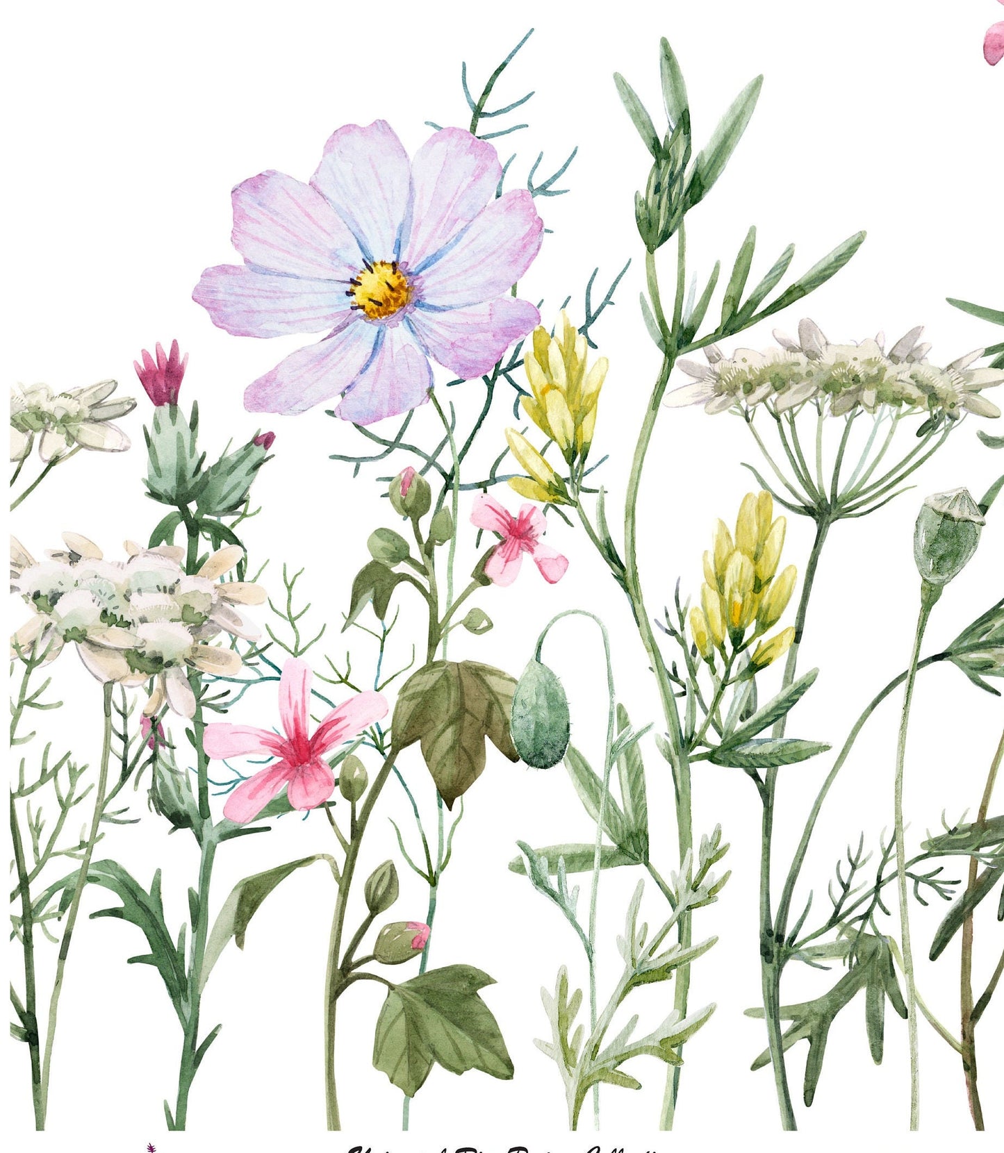 Spring Flowers - Decoupage Paper for Furniture - Floral Craft Paper - Tissue Paper - Rice Paper Decoupage - Decoupage Paper Vintage