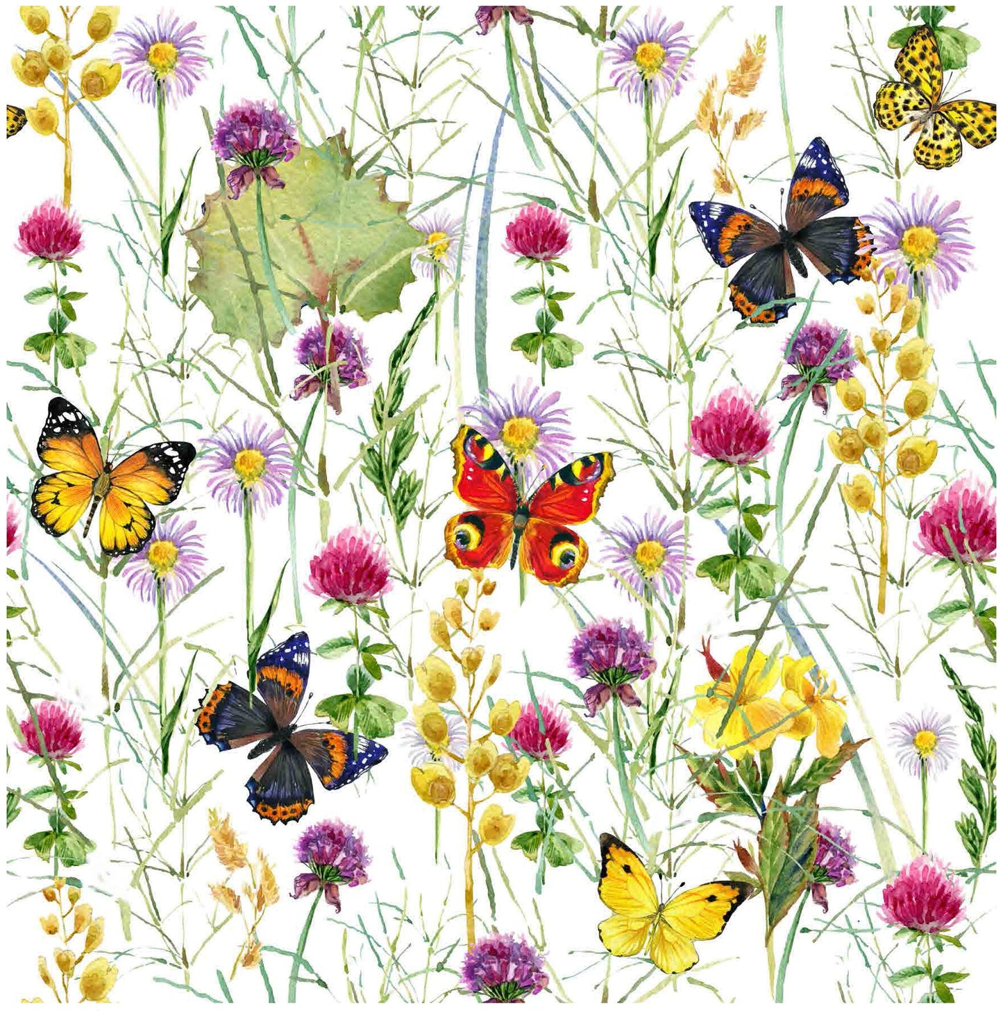floral butterfly decoupage paper