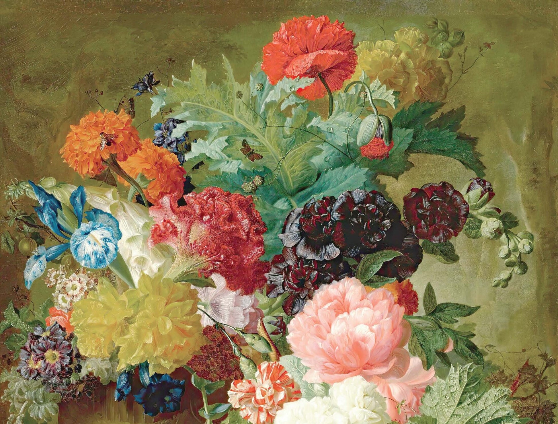 Floral & Fruits Decoupage Paper for Furniture - Rice Paper for Decoupage - Large Decoupage