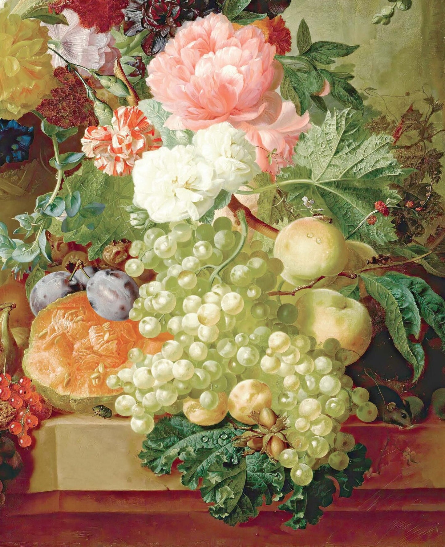 Floral & Fruits Decoupage Paper for Furniture - Rice Paper for Decoupage - Large Decoupage