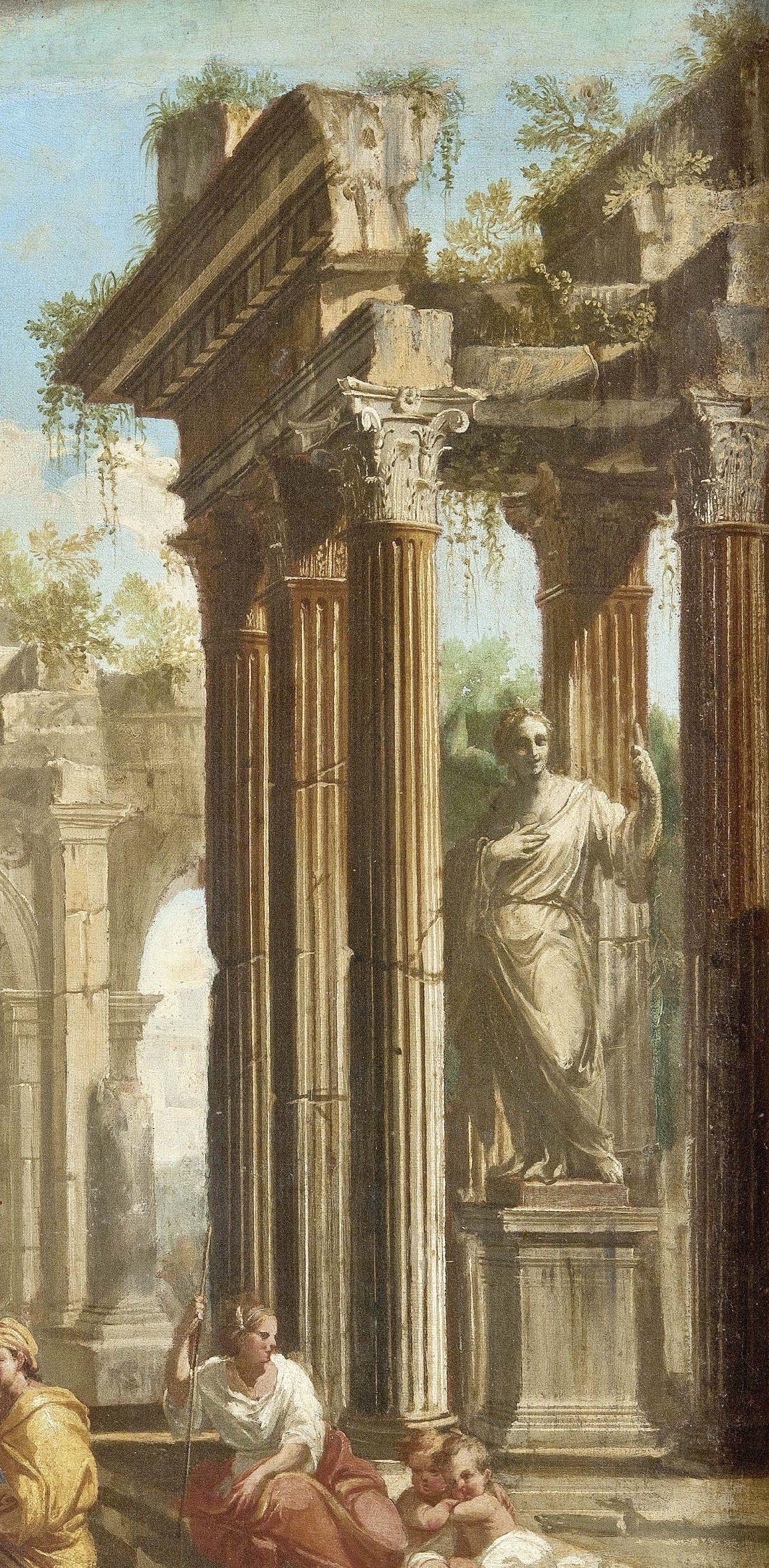 Ancient Structures - Paper for Decoupage - Large Size Vintage - Decoupage Art