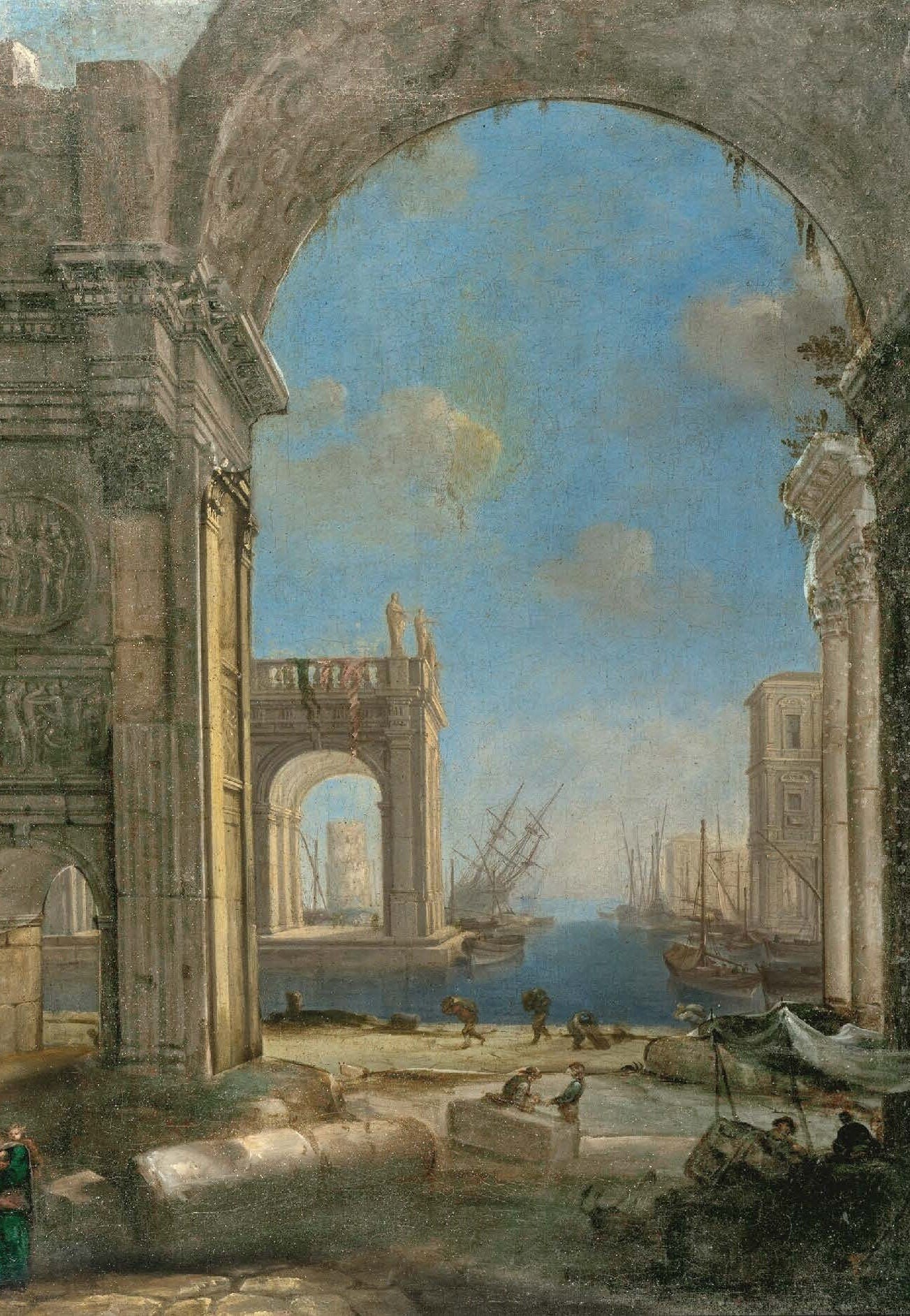 Ancient Rome Structures - Paper for Decoupage - Large Size Vintage - Decoupage Art