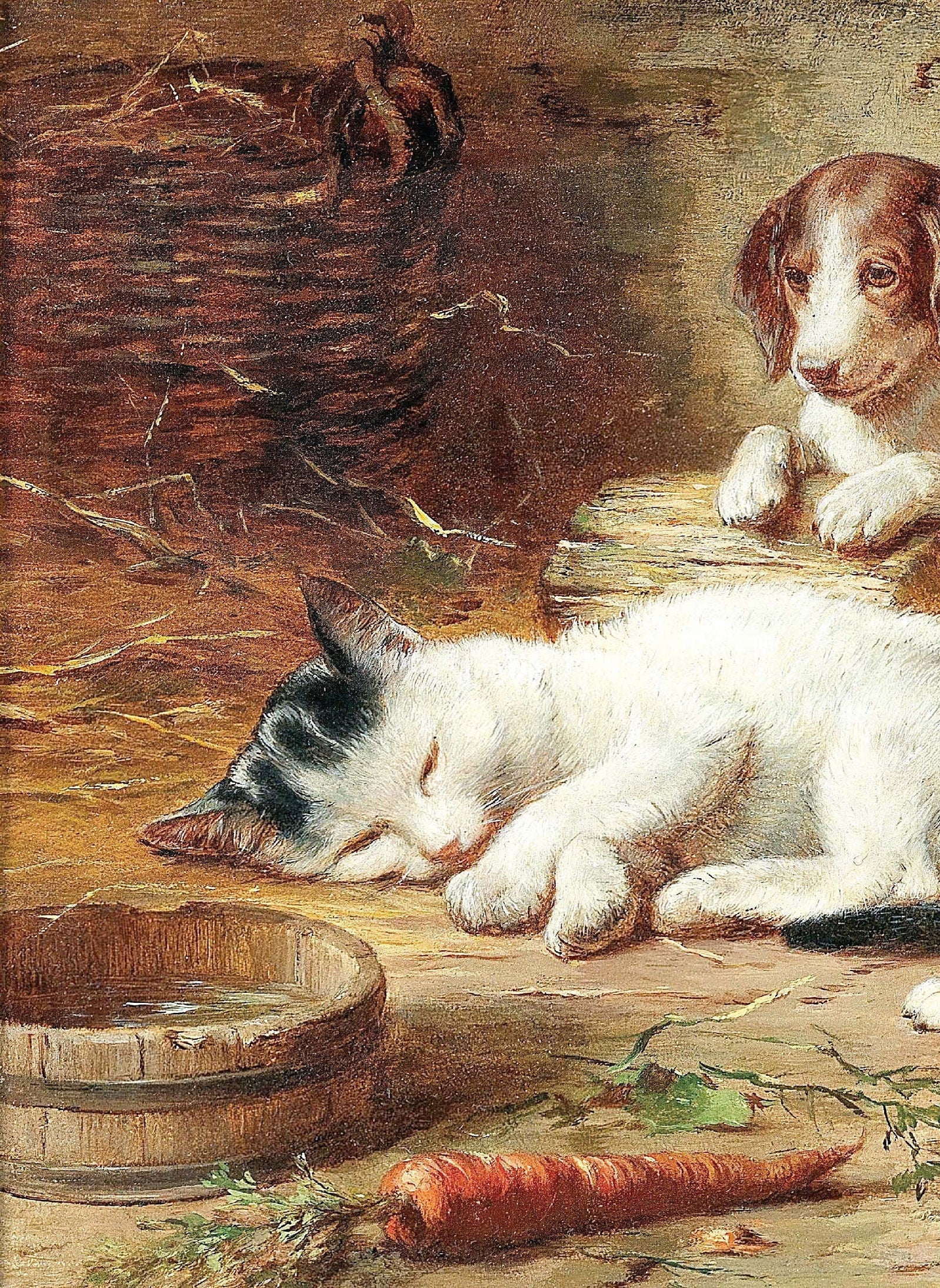 Kitten and Puppies - Decoupage Paper for Furniture - Rice Paper - High Quality Decoupage [Pet Series]