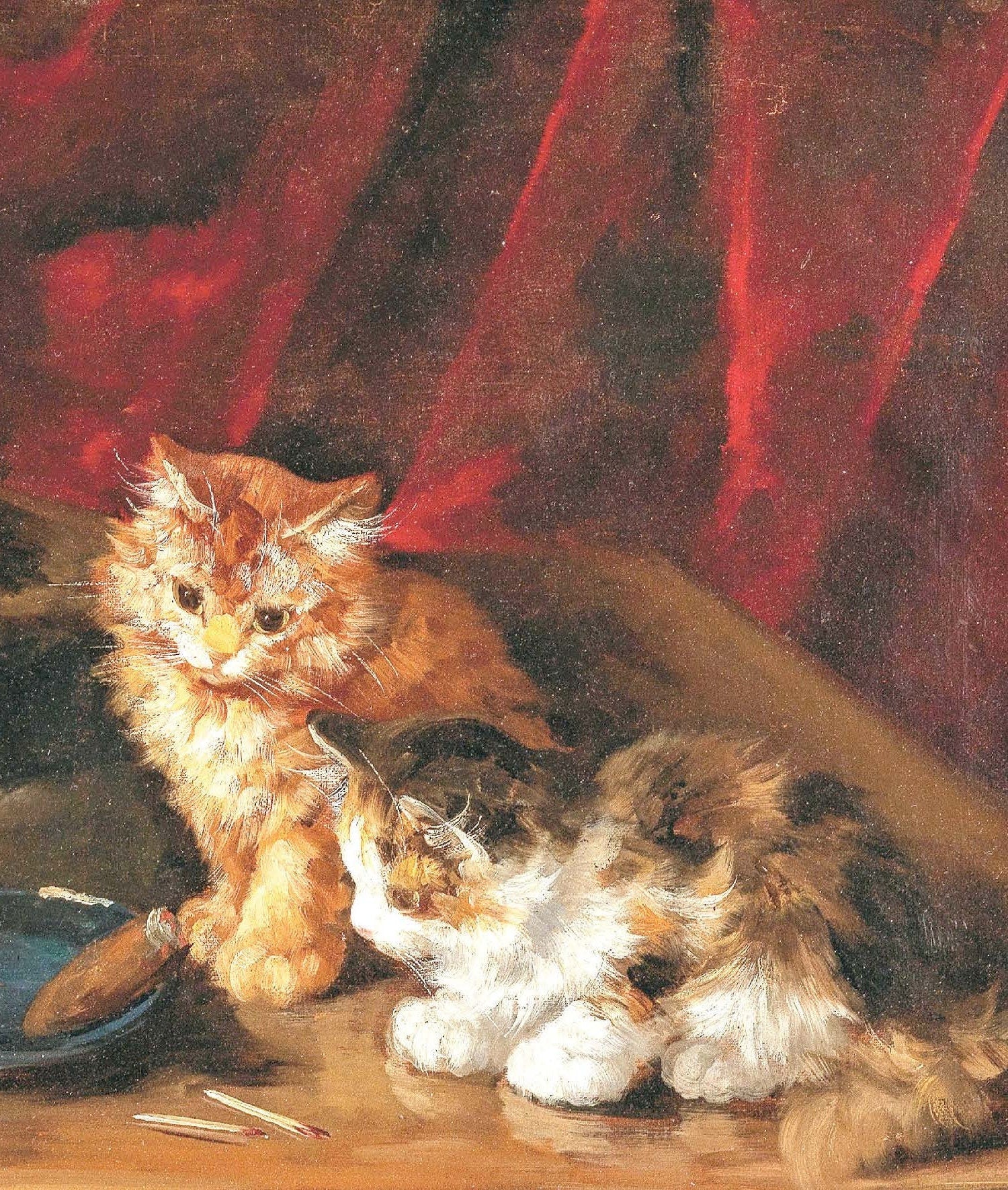 Kittens - Decoupage Paper for Furniture - Rice Paper - Large Decoupage [Pet Series]