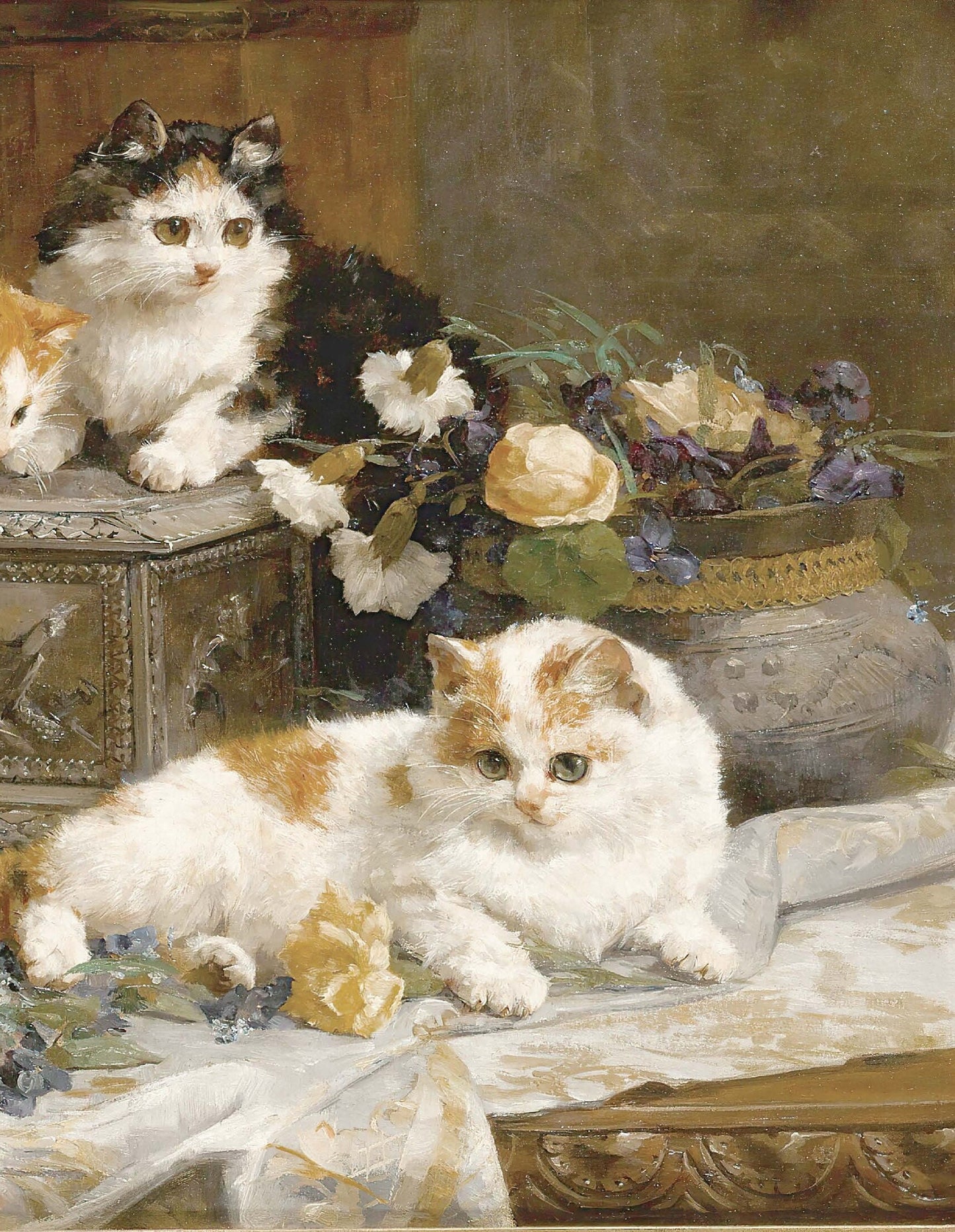 Kittens - Decoupage Paper for Furniture - Rice Paper - Large Decoupage [Pet Series]