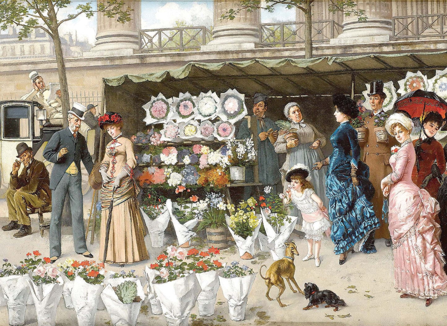 street life paper print for decoupage