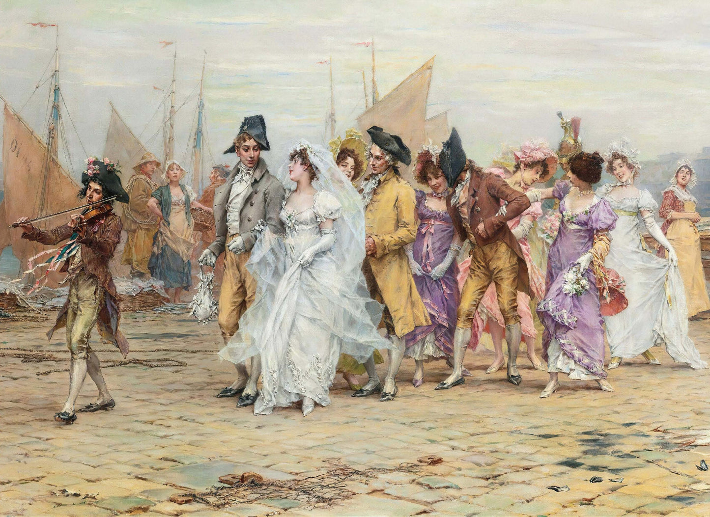 Bride & Groom - Decoupage Paper for Furniture - Vintage Decoupage - Wedding - Rice Paper for Craft [European Life Series]