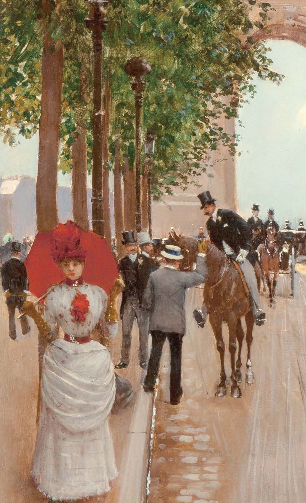 Paris - Champs Elysees - Rice Paper for Decoupage - Vintage Decoupage - Architecture [European Life Series]