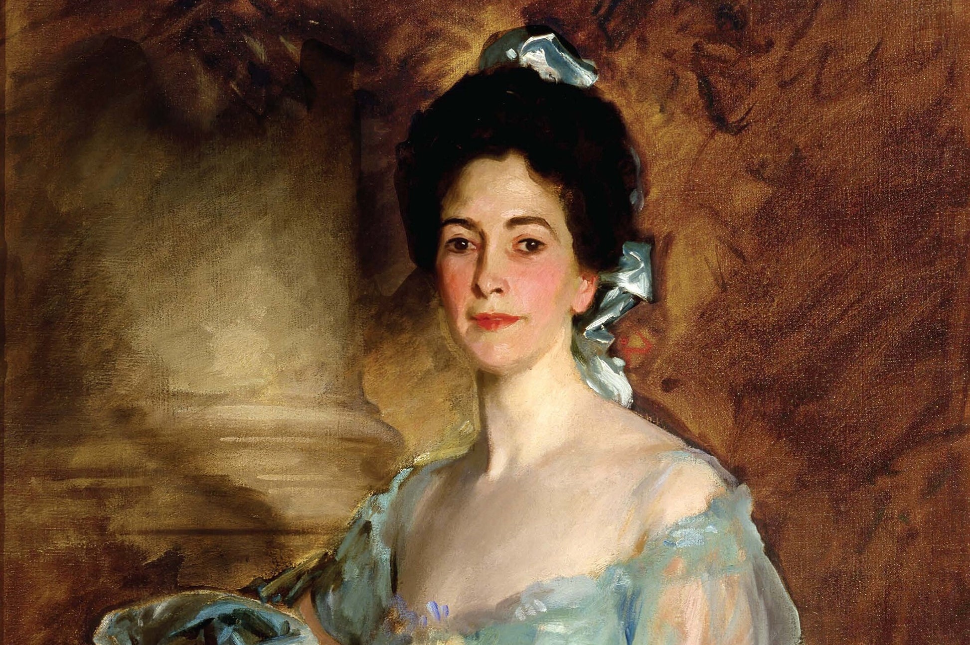Mrs. Abbott Lawrence Rotch - Portrait of a Woman - Large Decoupage Paper for Furniture - Vintage Decoupage - Rice Paper