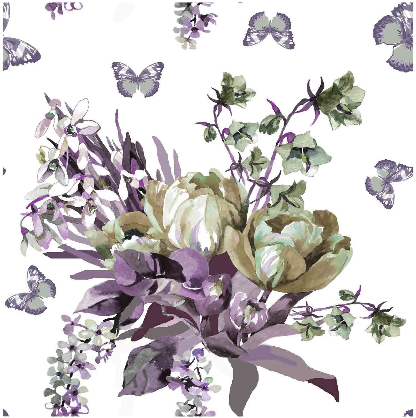 Peony - Pivoine - Flowers - Floral Decoupage - Large Decoupage Paper for Furniture - Rice Paper for Decoupage