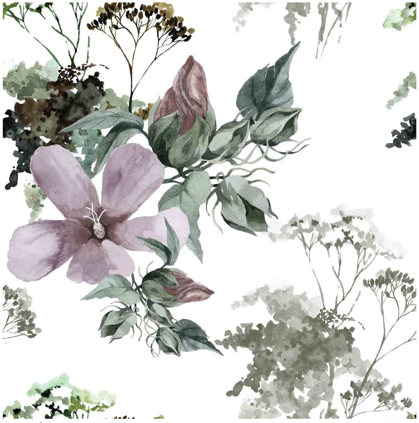 Hibiscus Floral Decoupage Paper - Furniture, Crafts
