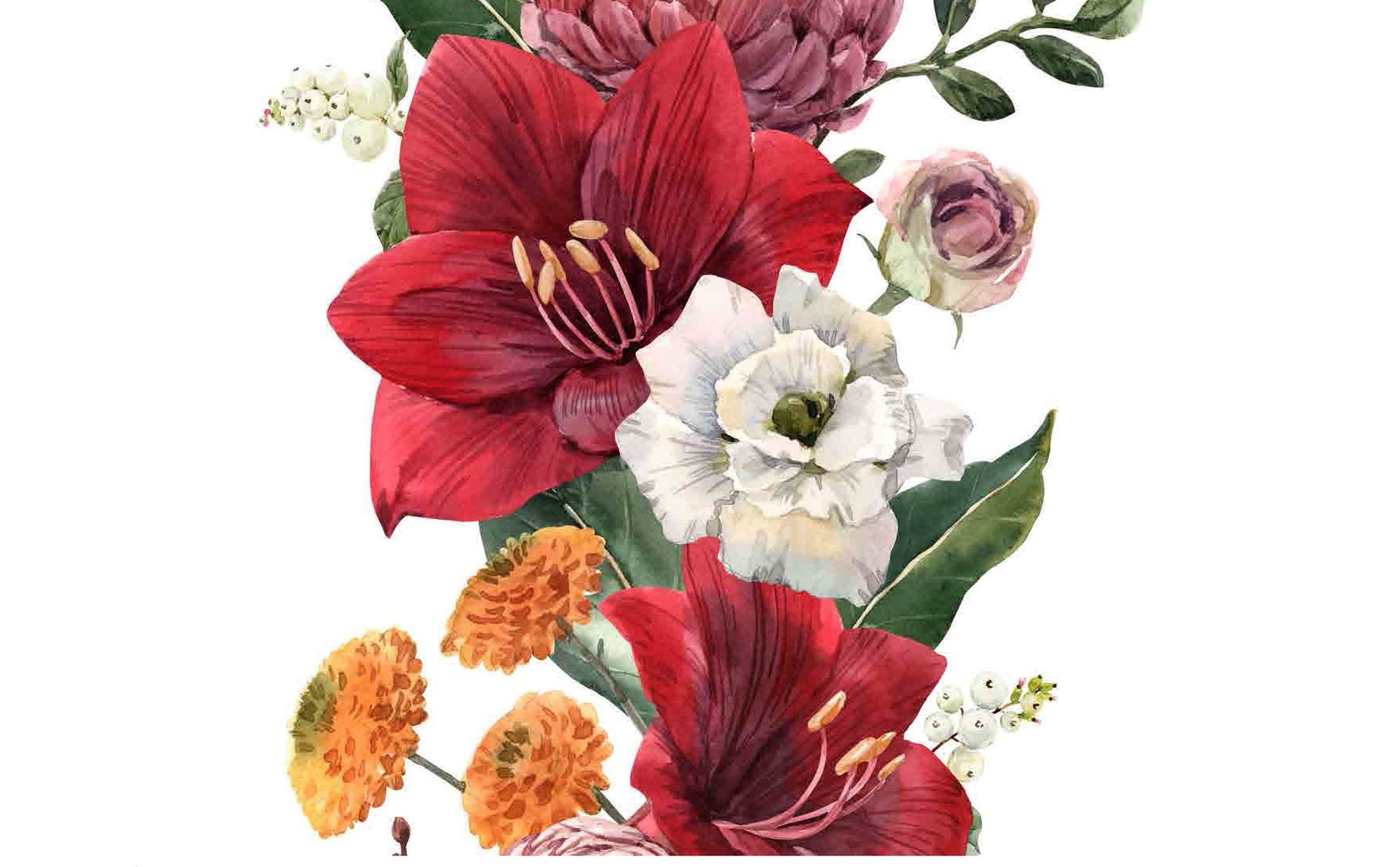 Lily - Roses - Flowers - Floral Decoupage - Large Decoupage Paper for Furniture - Rice Paper